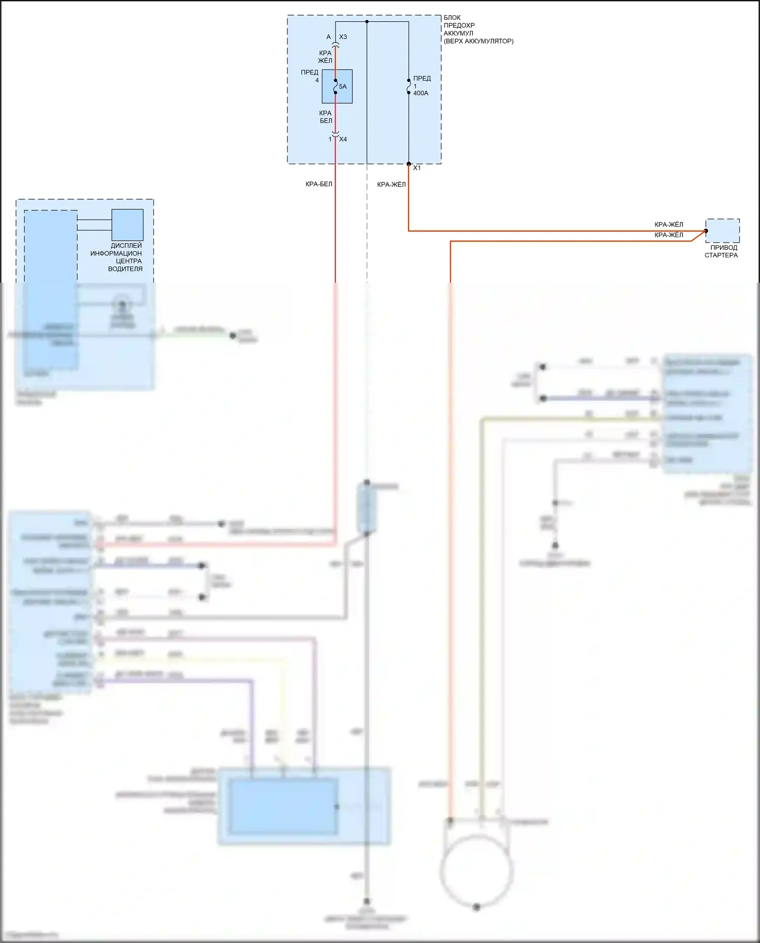 LaCrosse Buick III (2016-2019): Электросхема генератора 