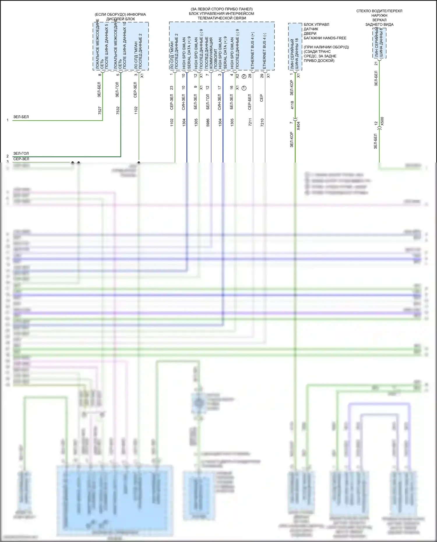 Regal Buick VI (2017-2020): Can шина электросхема (3 из 7) 