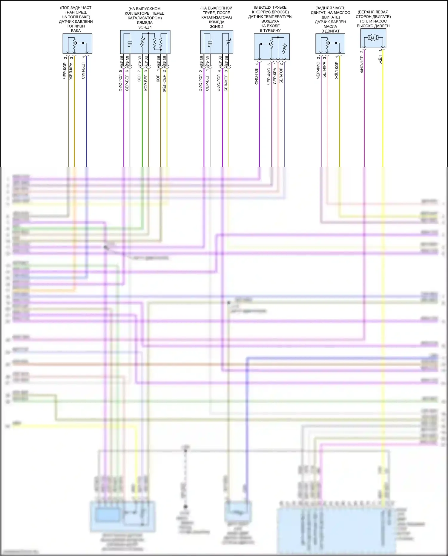 Regal Buick VI (2017-2020): Электросхема двигателя 2.0l vin x (4 из 7) 