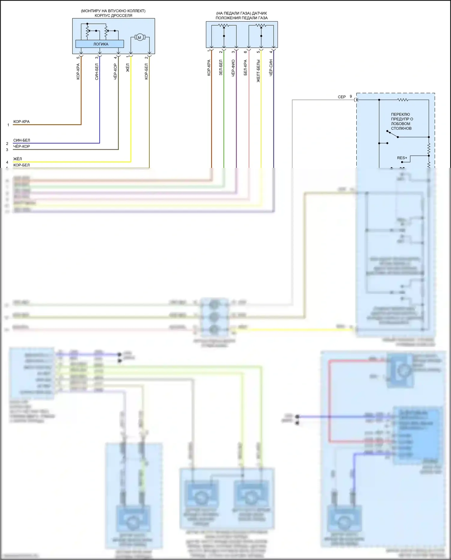 Regal Buick VI (2017-2020): Электросхема круиз-контроля (2 из 2) 