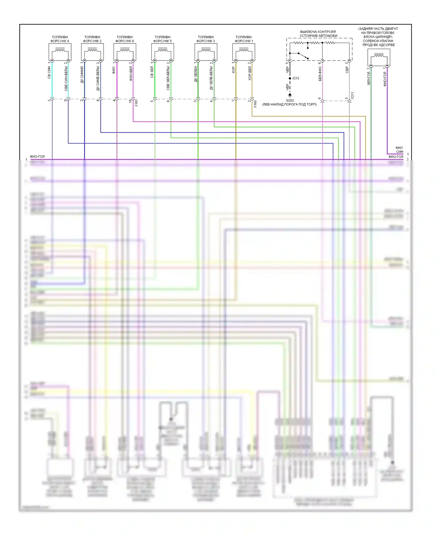 ATS Cadillac I (2012-2014): Электросхема двигателя 3.6l vin 3 (5 из 6) 