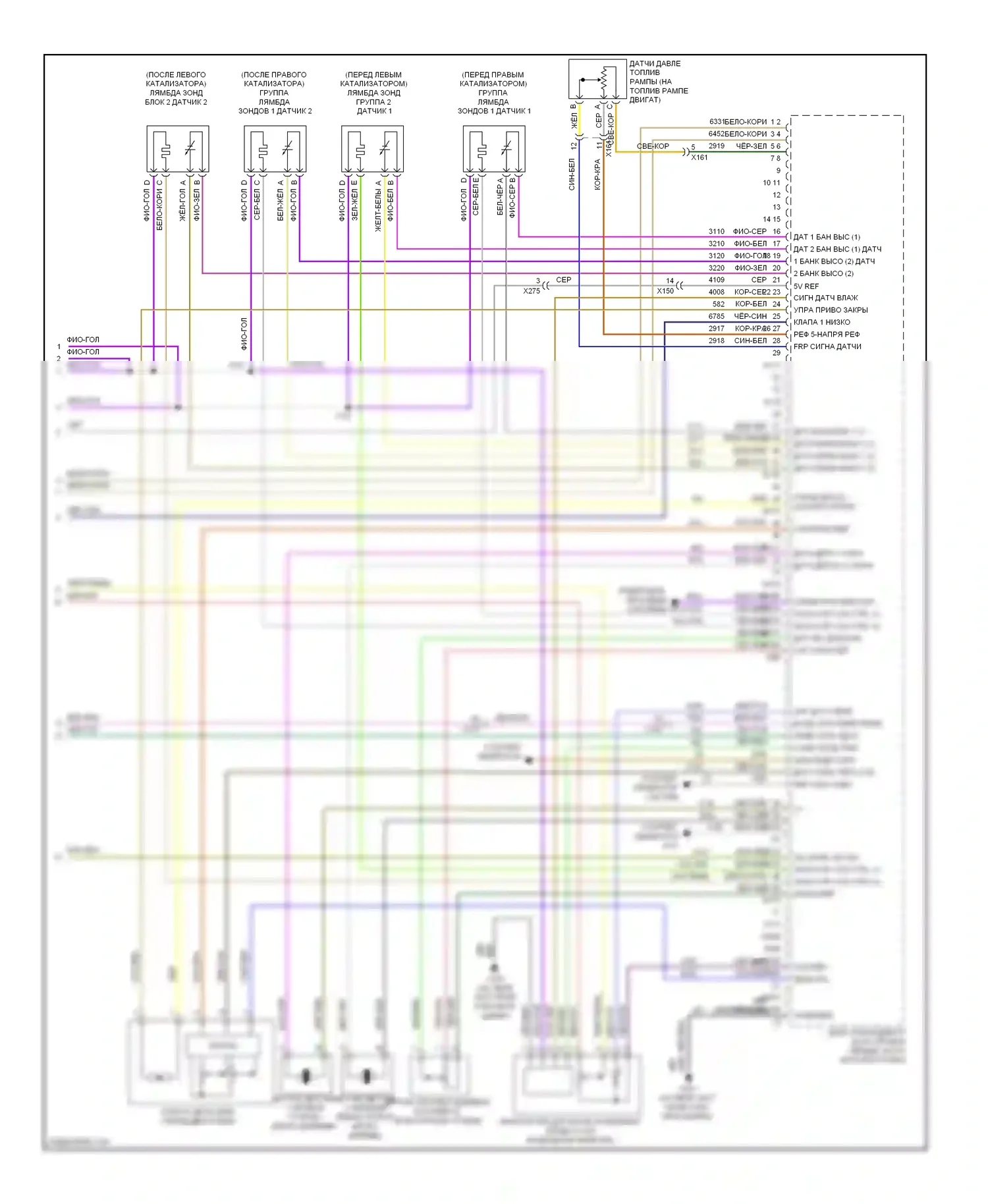 ATS Cadillac I (2012-2014): Электросхема двигателя 3.6l vin 3 (6 из 6) 