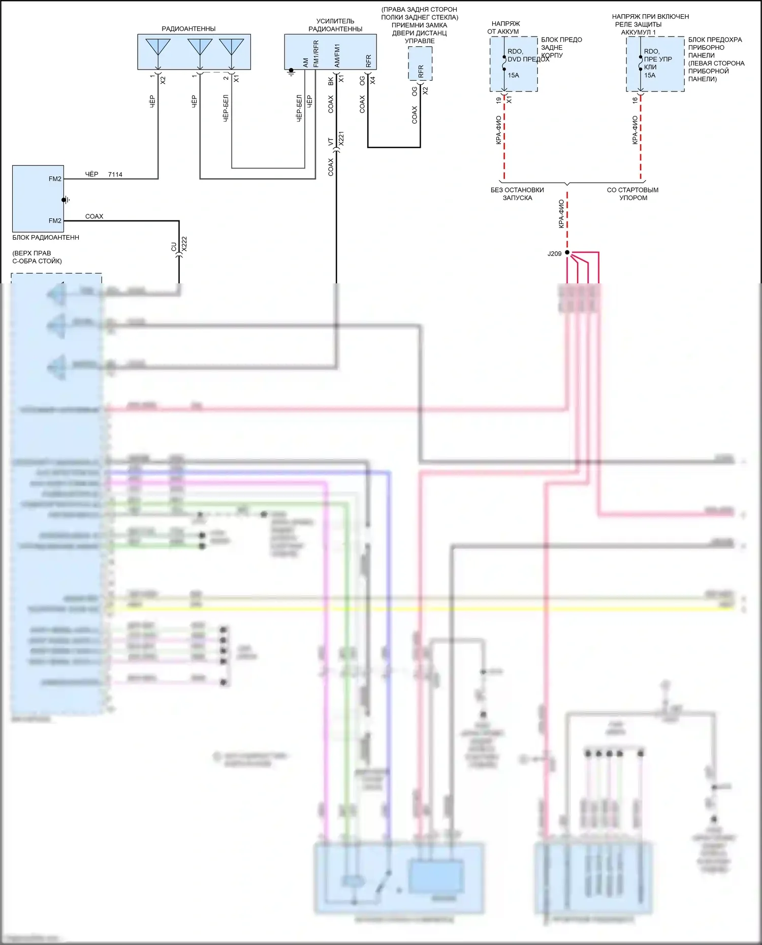 ATS Cadillac I (2012-2014): Электросхема навигации, с сенсорным экраном и цветным информационным дисплеем (1 из 5) 