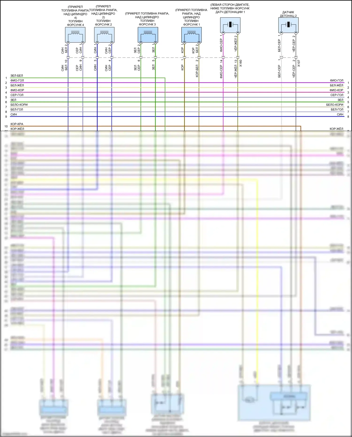 CT5 Cadillac I (2019-2024): Электросхема двигателя 2.0l vin k (2 из 11) 
