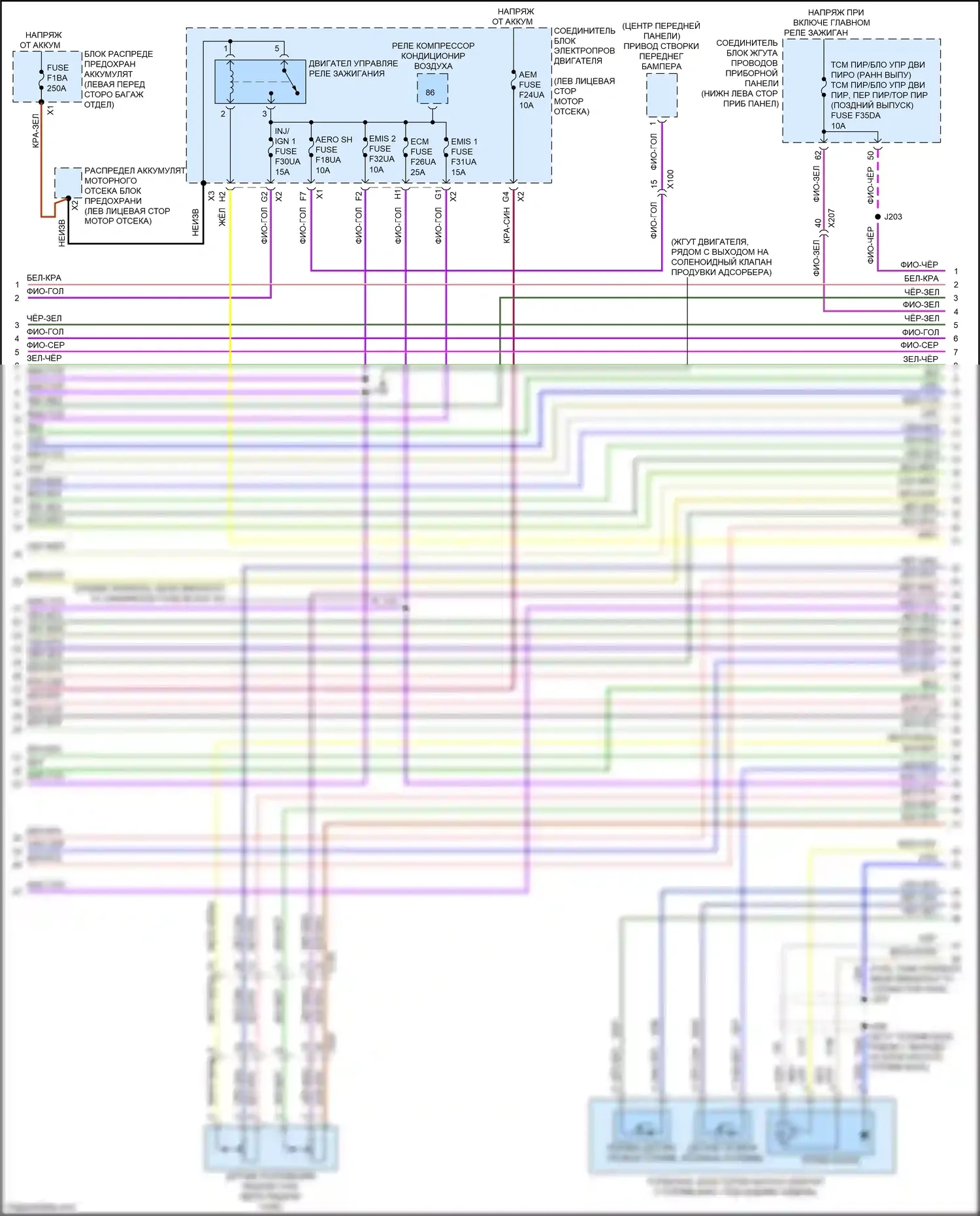 CT5 Cadillac I (2019-2024): Электросхема двигателя 2.0l vin k (8 из 11) 