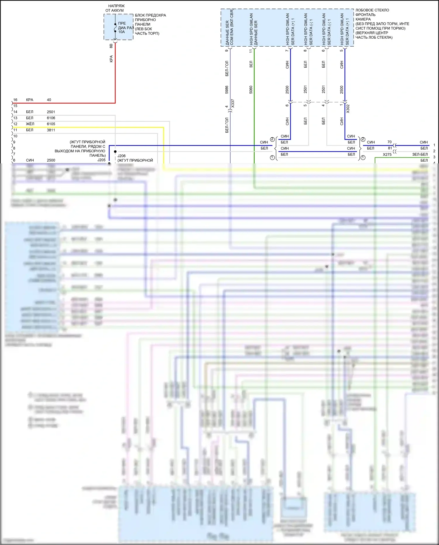 CTS-V Cadillac III (2013-2019): Can шина электросхема (1 из 10) 