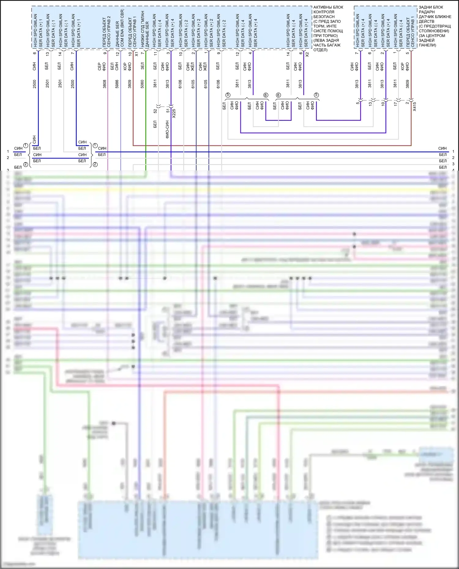 CTS-V Cadillac III (2013-2019): Can шина электросхема (5 из 10) 