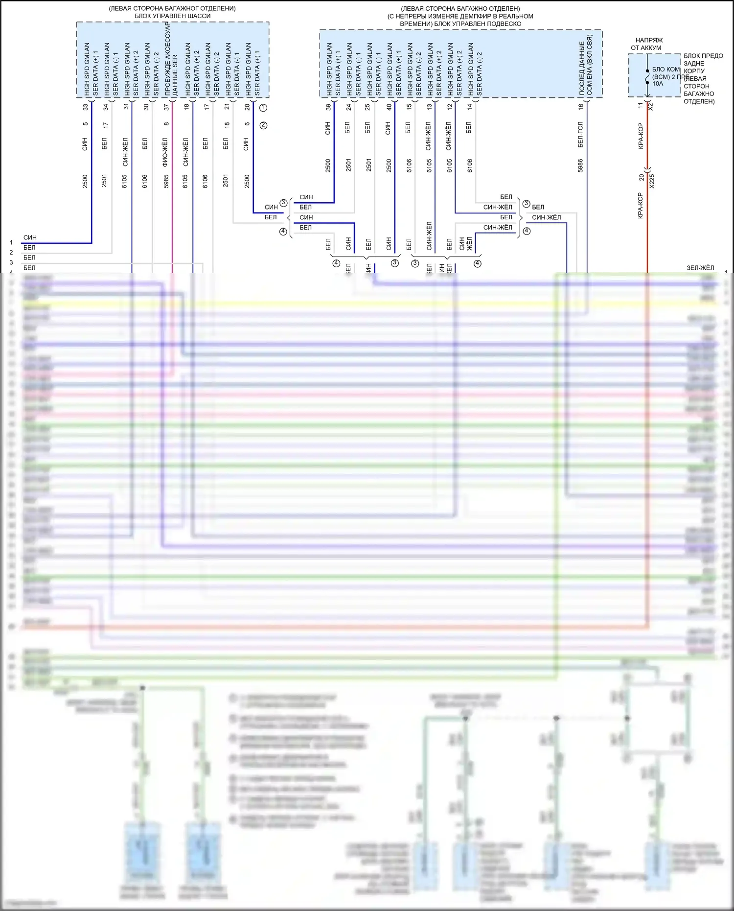 CTS-V Cadillac III (2013-2019): Can шина электросхема (6 из 10) 