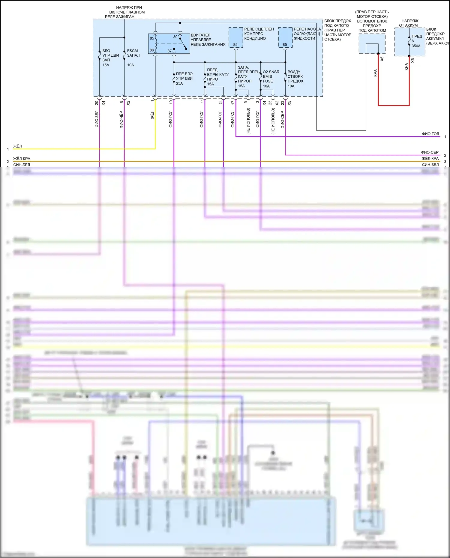 CTS-V Cadillac III (2013-2019): Электросхема двигателя 3.6l vin s (3 из 8) 