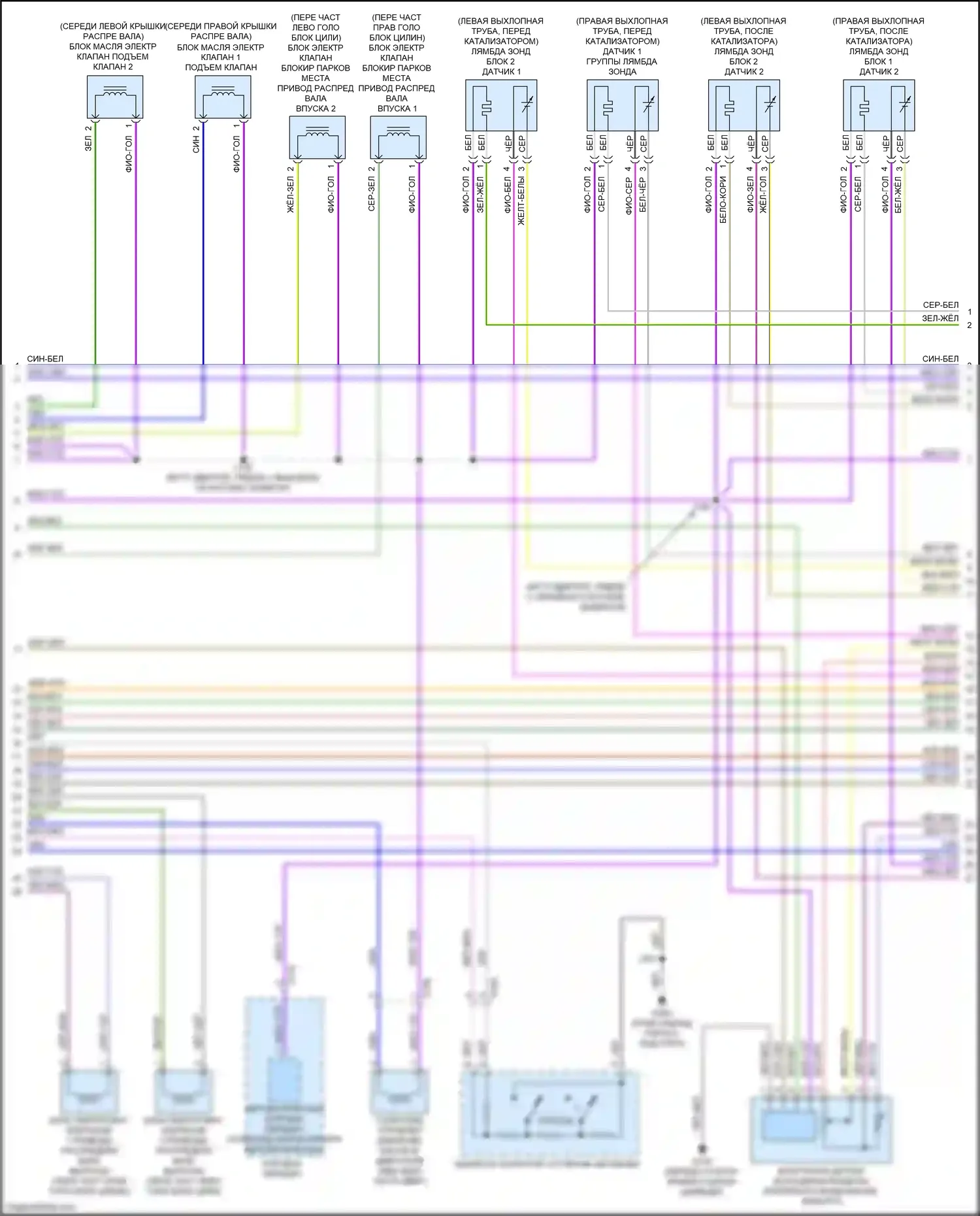 CTS-V Cadillac III (2013-2019): Электросхема двигателя 3.6l vin s (7 из 8) 