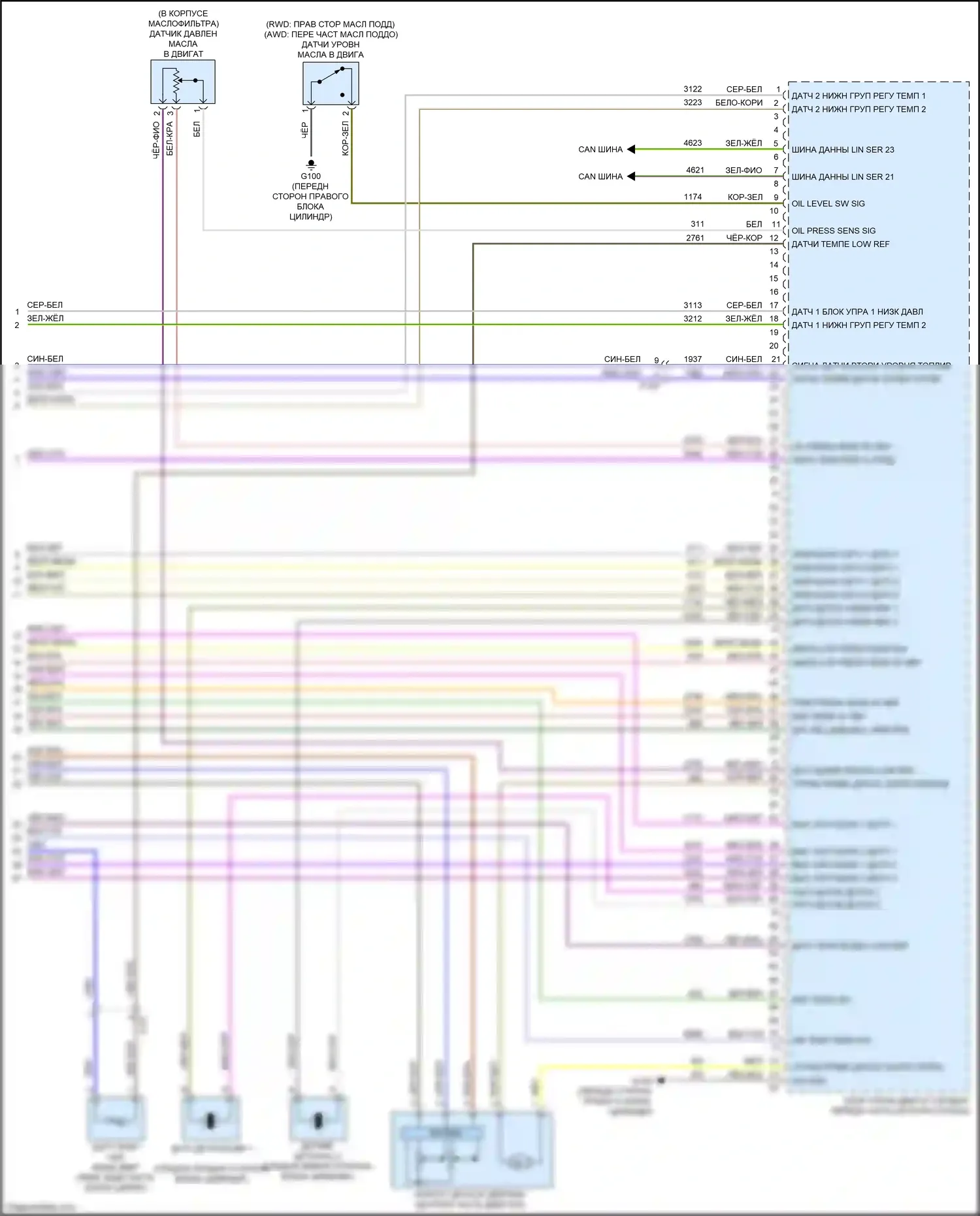 CTS-V Cadillac III (2013-2019): Электросхема двигателя 3.6l vin s (8 из 8) 