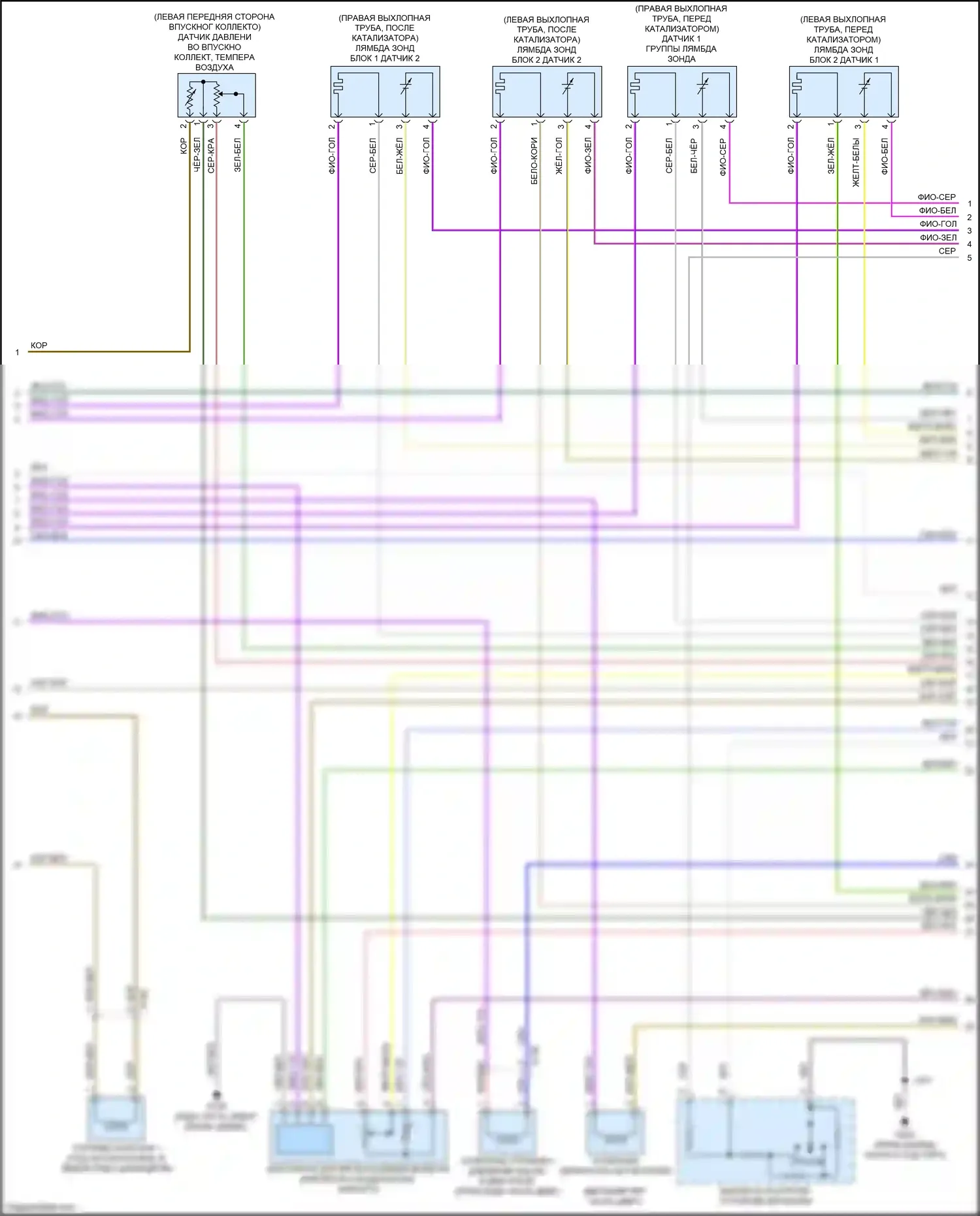 CTS-V Cadillac III (2013-2019): Электросхема двигателя 6.2l vin 6 (7 из 8) 