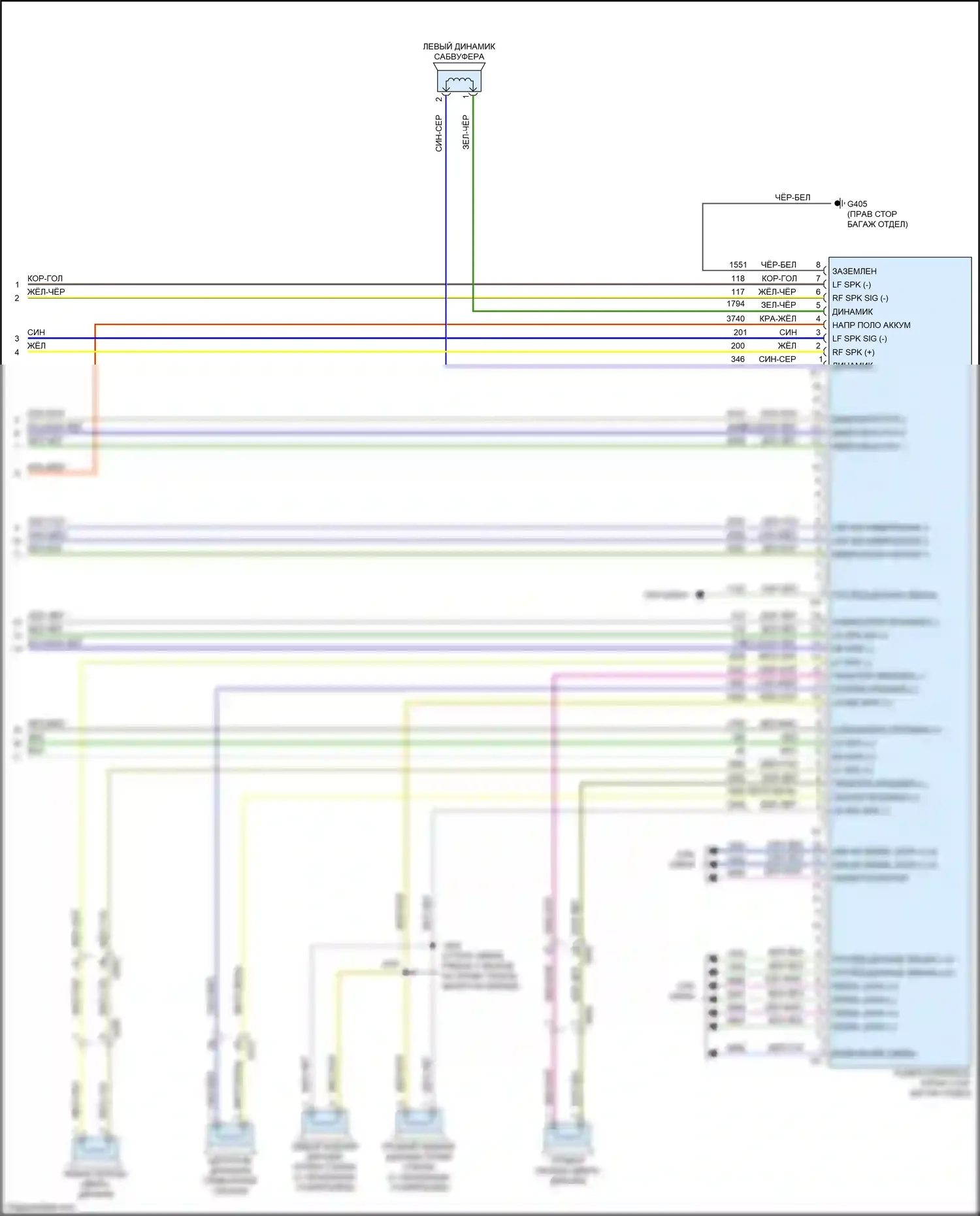 CTS-V Cadillac III (2013-2019): Электросхема навигации (6 из 6) 