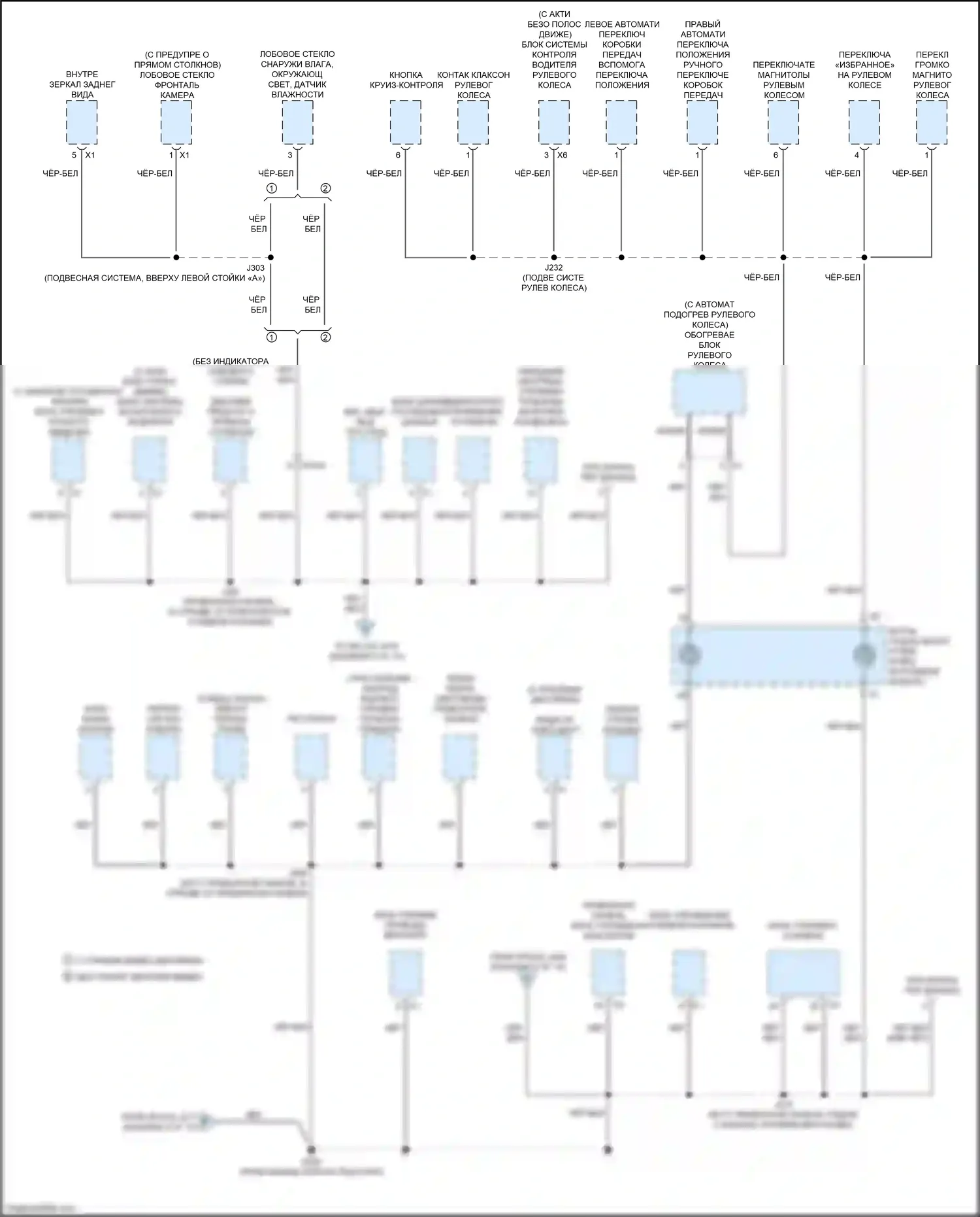 Escalade-V Cadillac GMT 1XX (2022-2024): Электросхема разводки массы (5 из 10) 