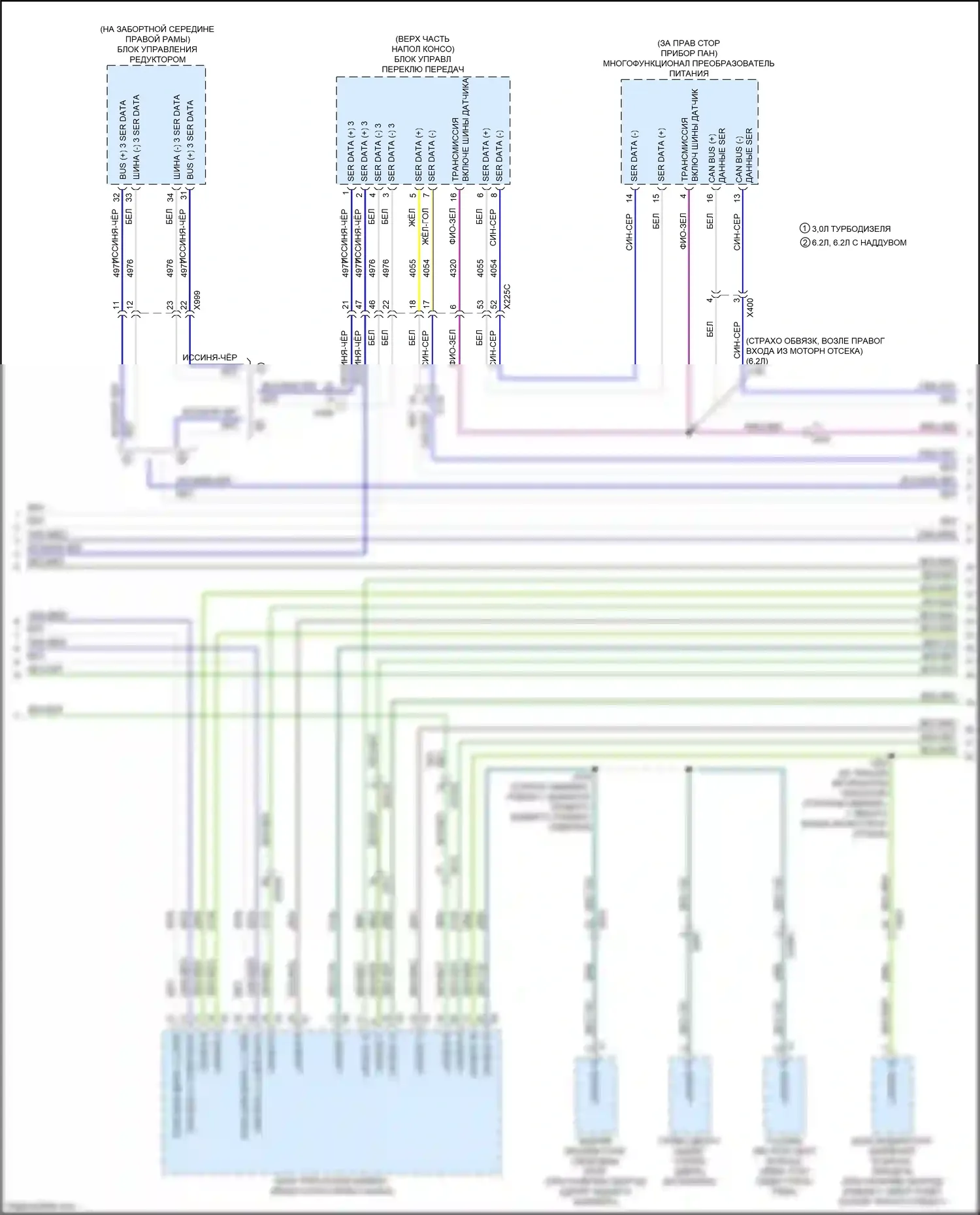 Escalade Cadillac GMT 1XX (2020-2024): Can шина электросхема (10 из 15) 