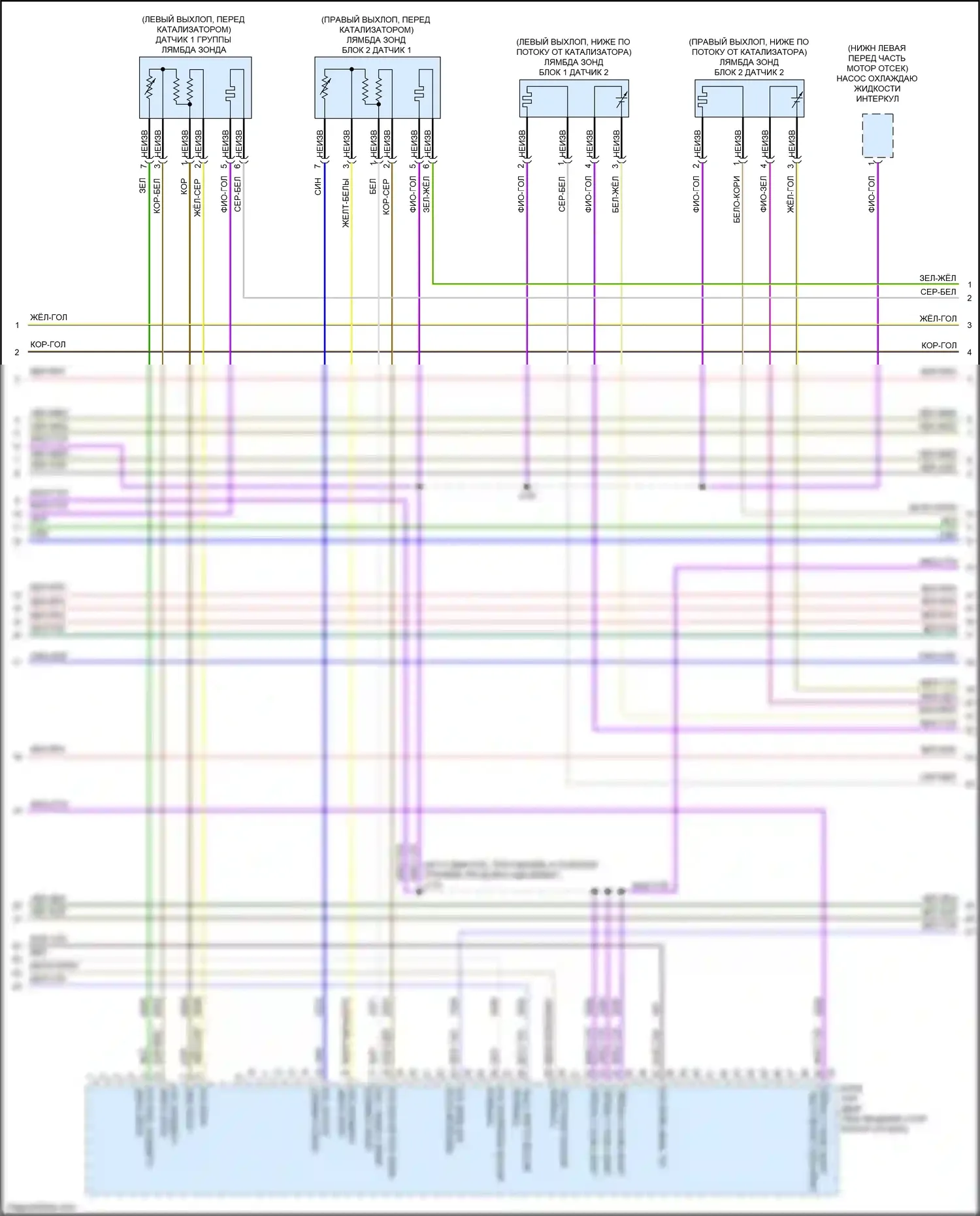 Escalade Cadillac GMT 1XX (2020-2024): Электросхема двигателя 6.2l vin 6 (7 из 9) 