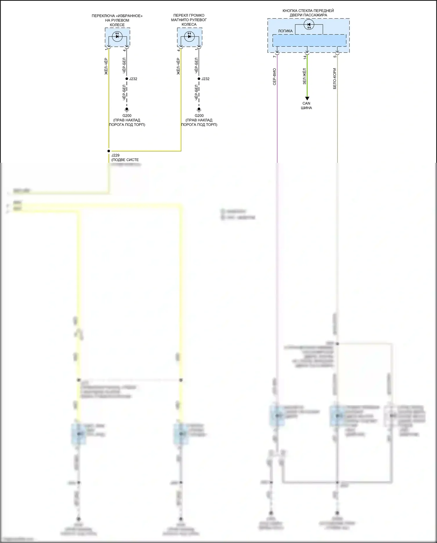 Escalade Cadillac GMT 1XX (2020-2024): Электросхема подсветки приборной панели (4 из 4) 