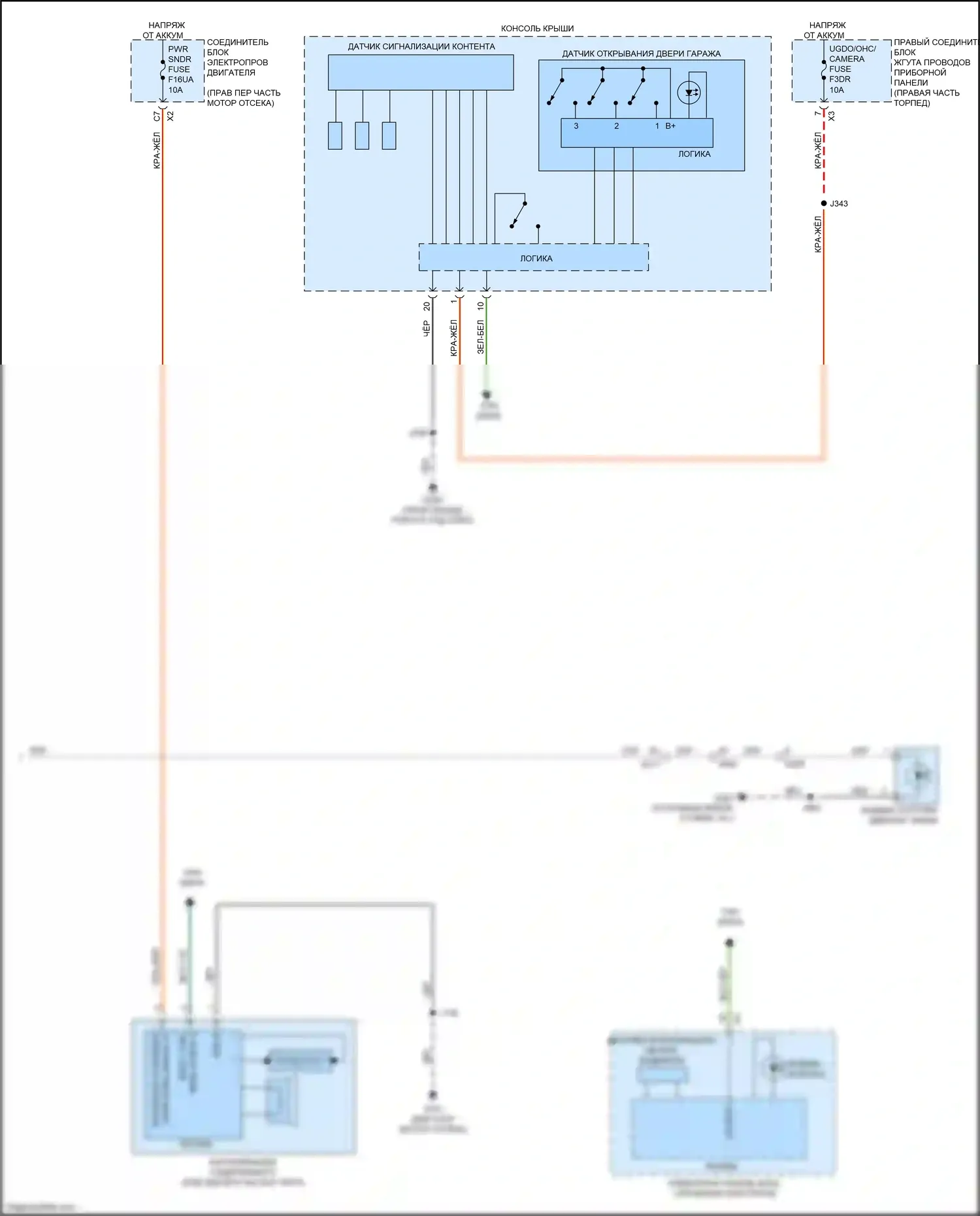 Escalade Cadillac GMT 1XX (2020-2024): Сигнализации электросхема (7 из 7) 