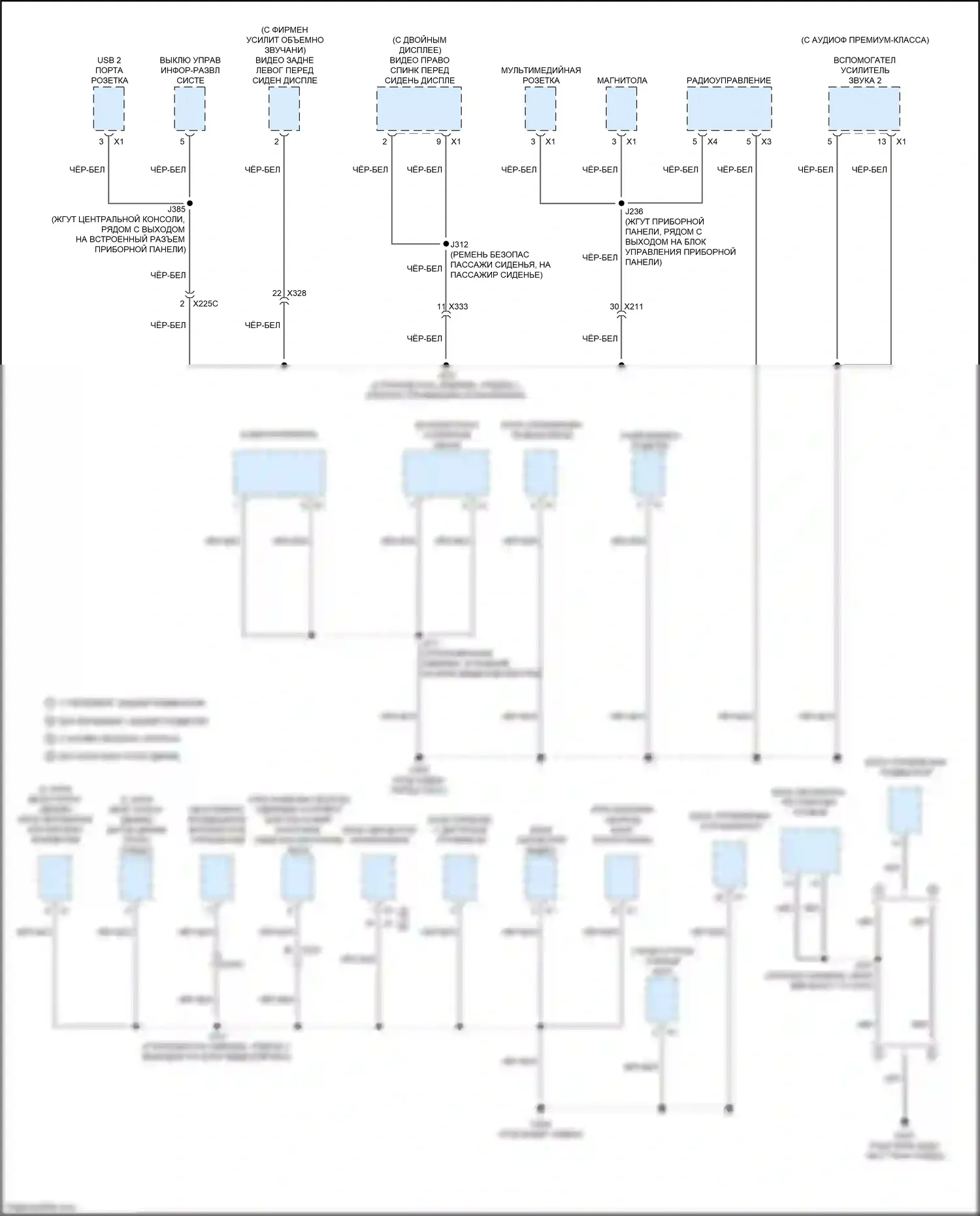 Escalade Cadillac GMT 1XX (2020-2024): Электросхема распределения массы (9 из 10) 