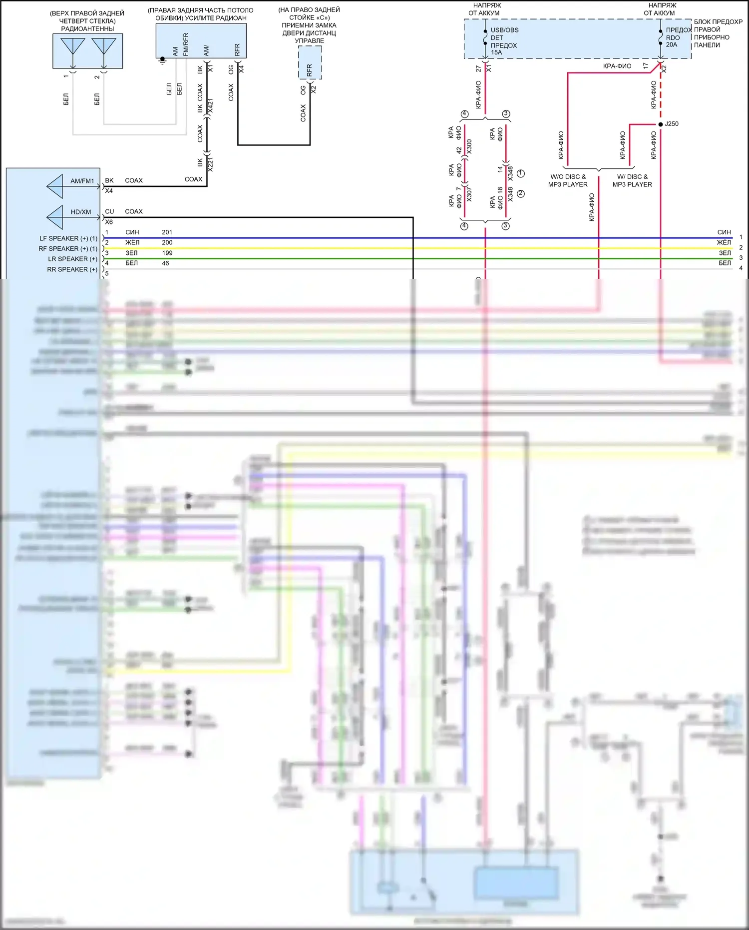 Escalade Cadillac GMT K2 (2014-2020): Базовая магнитола, без навигации (1 из 2) 