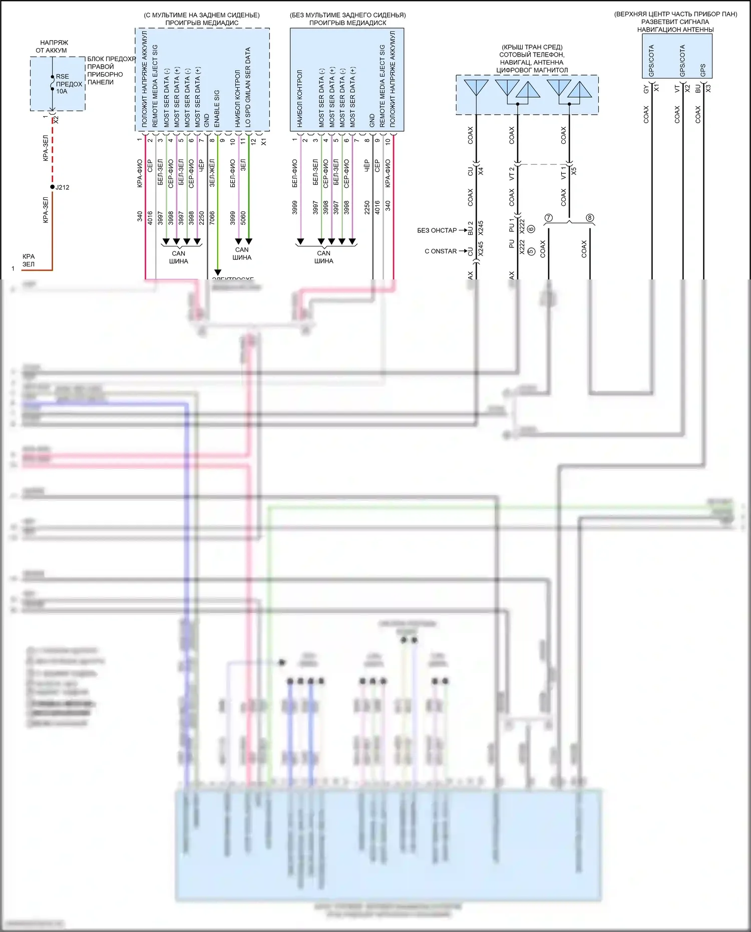 Escalade Cadillac GMT K2 (2014-2020): Базовая магнитола, с навигацией (4 из 6) 