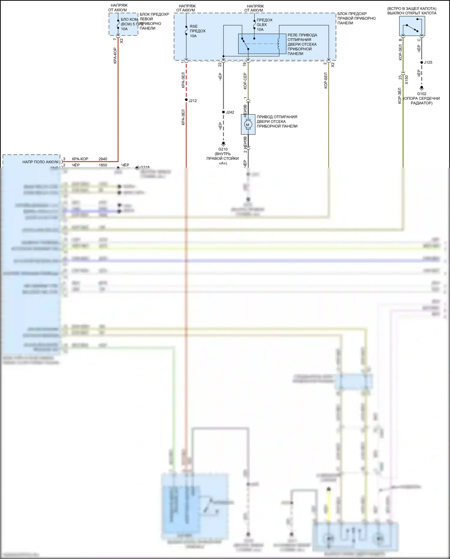 Escalade Cadillac GMT K2 (2014-2020): Электросхема с защитой от взлома, без пассивного бесключевого ввода (1 из 4) 