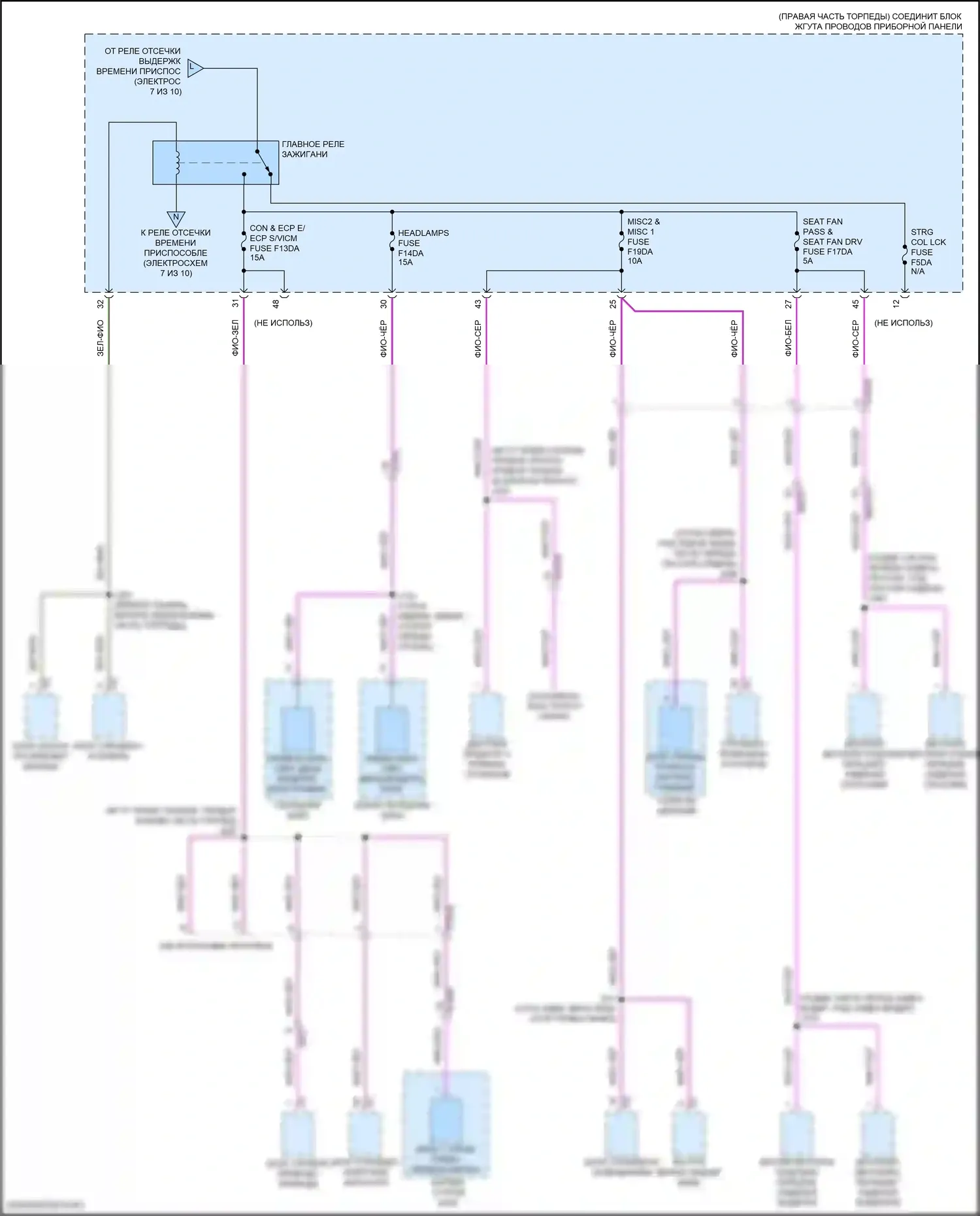 Lyriq Cadillac I (2022-2024): Электросхема блока предохранителей реле (8 из 10) 