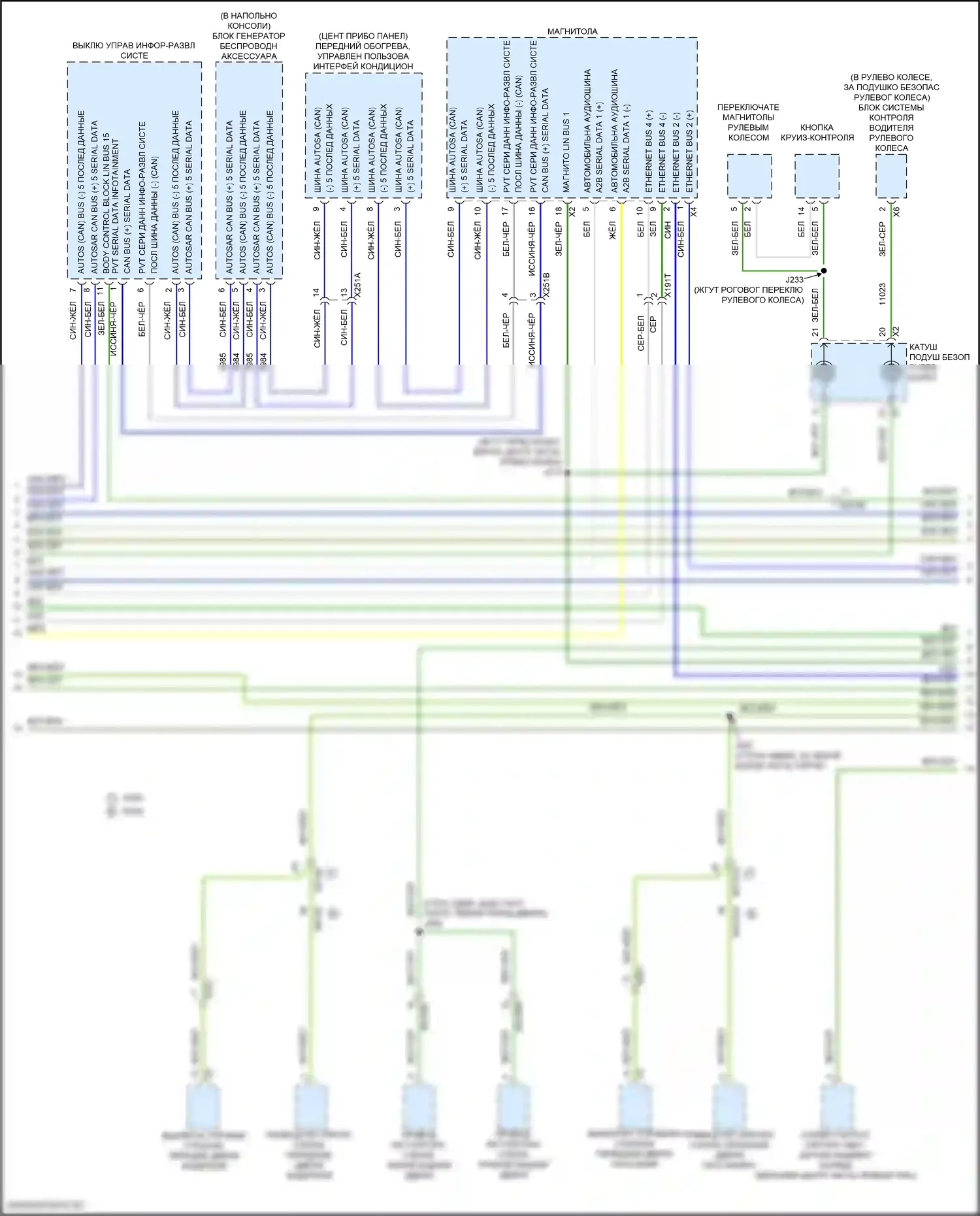 Lyriq Cadillac I (2022-2024): Can шина электросхема (10 из 12) 