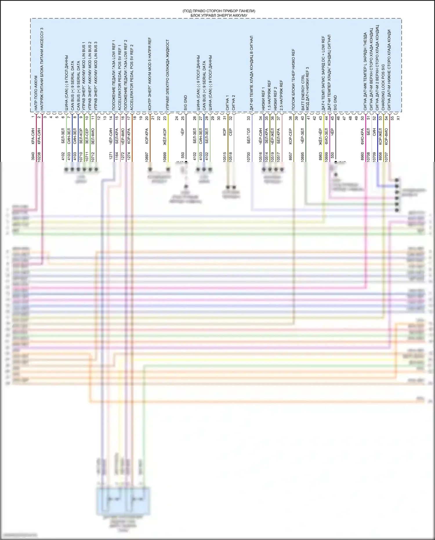 Lyriq Cadillac I (2022-2024): Электросхема двигателя электрическая, awd (6 из 9) 
