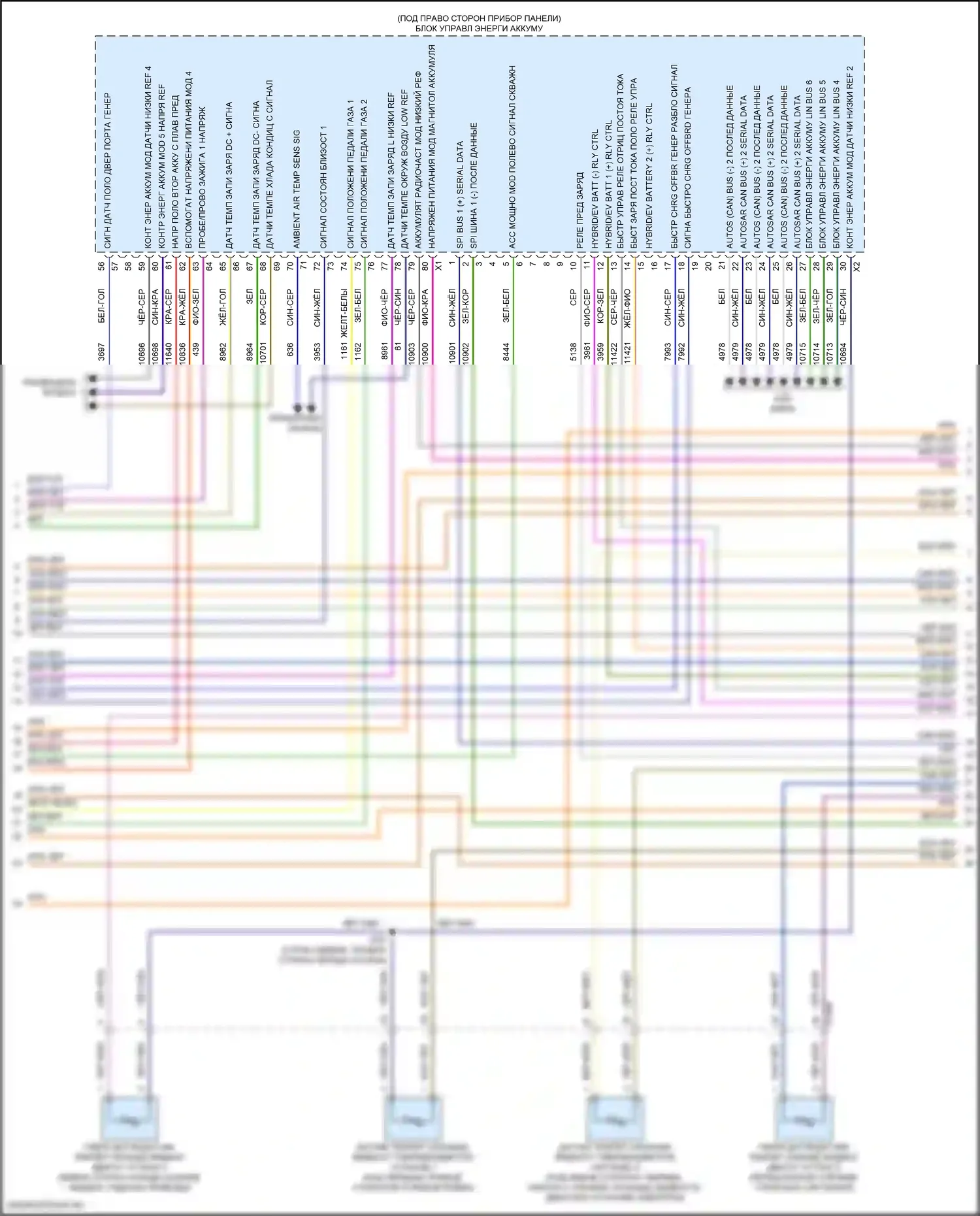 Lyriq Cadillac I (2022-2024): Электросхема двигателя электрическая, awd (7 из 9) 