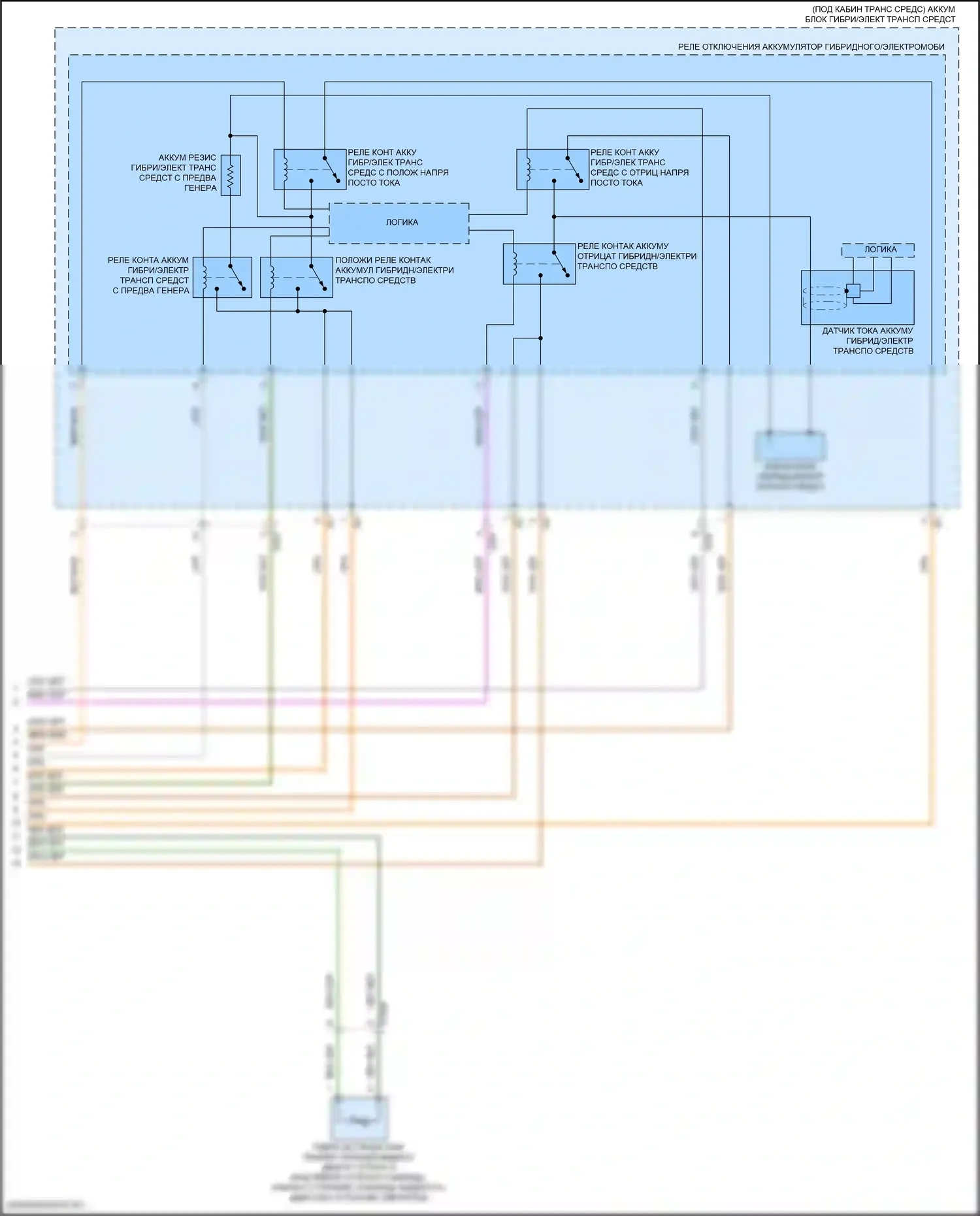 Lyriq Cadillac I (2022-2024): Электросхема двигателя электрическая, awd (9 из 9) 