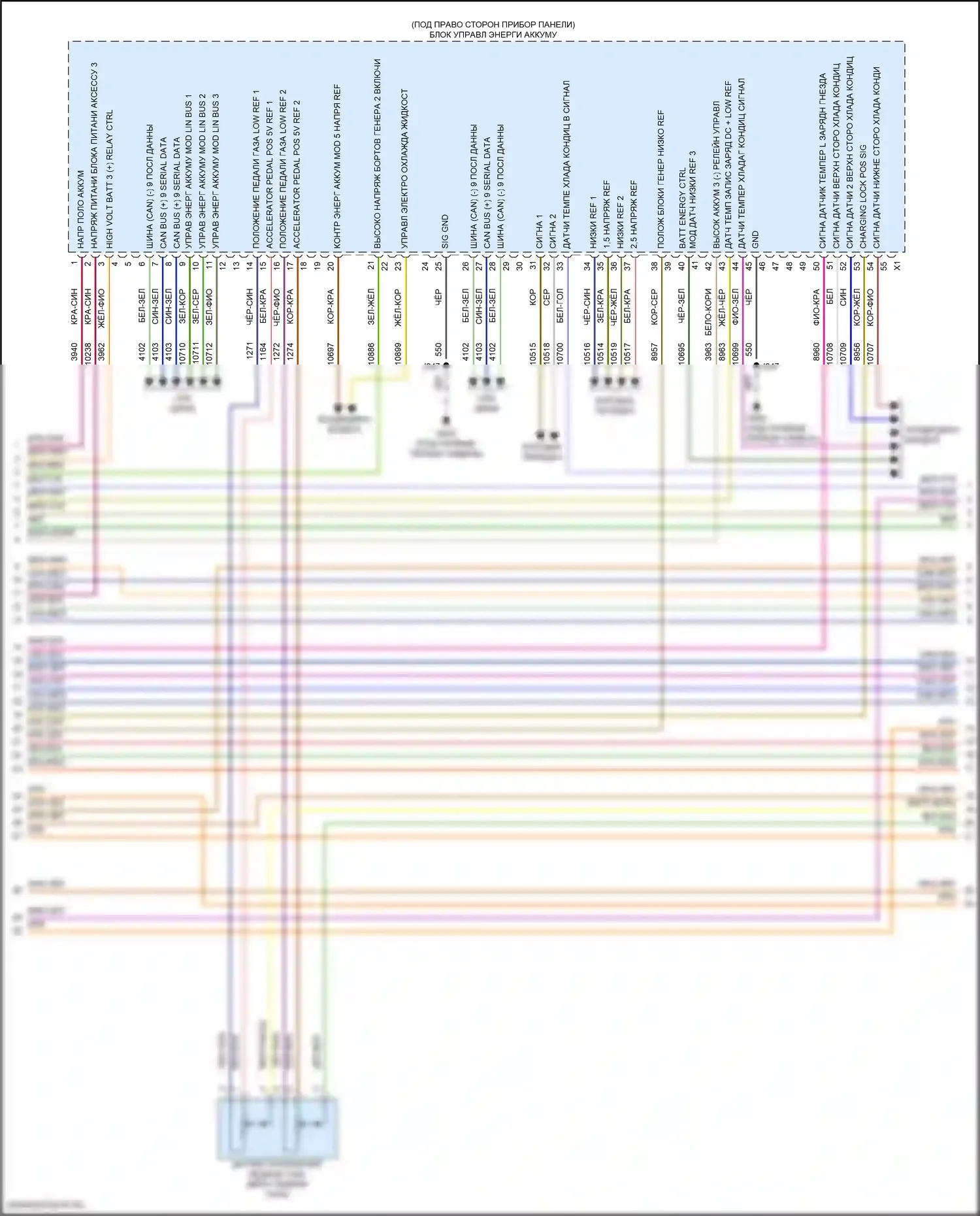 Lyriq Cadillac I (2022-2024): Электросхема электрическая двигателя, rwd (6 из 9) 