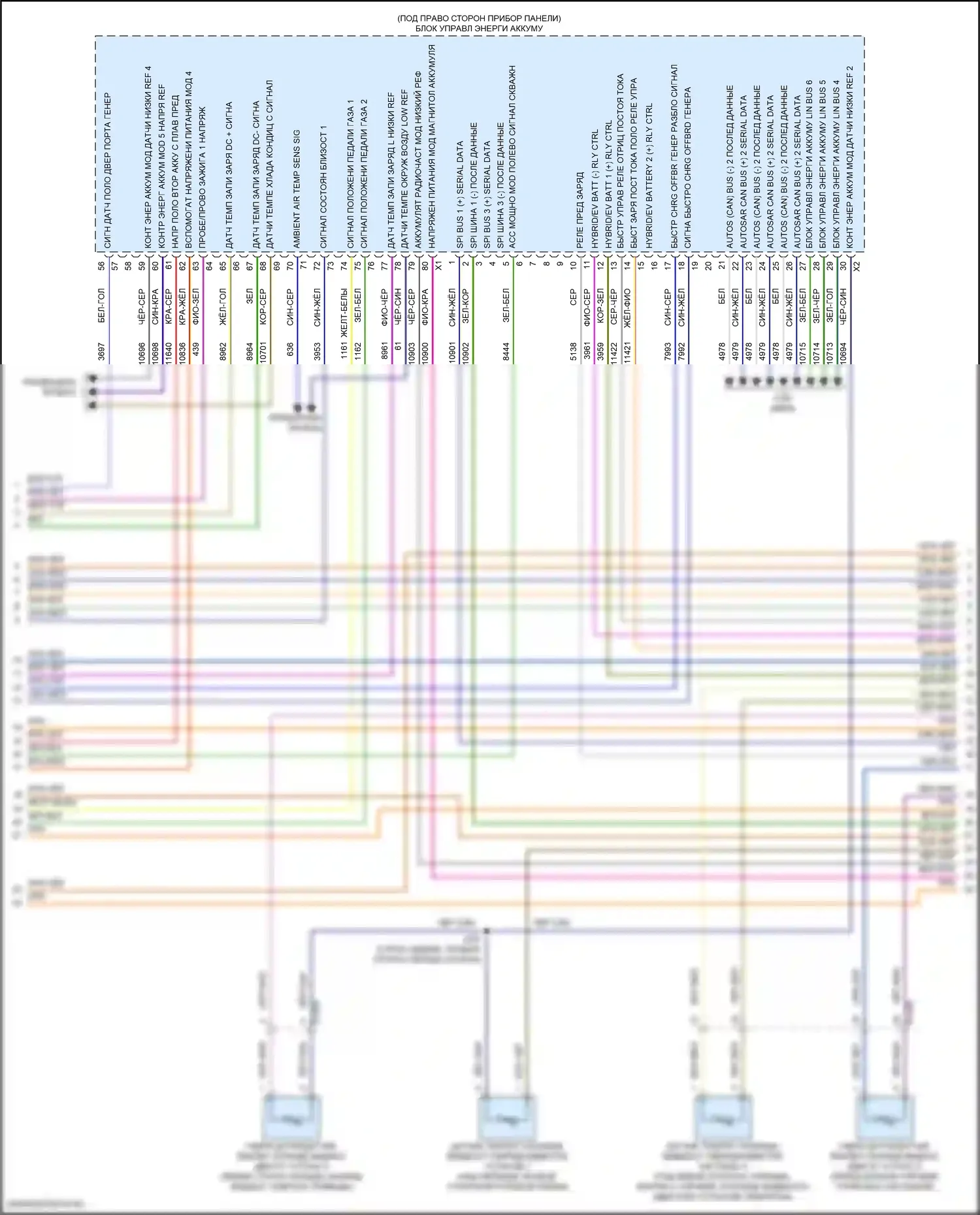 Lyriq Cadillac I (2022-2024): Электросхема электрическая двигателя, rwd (7 из 9) 
