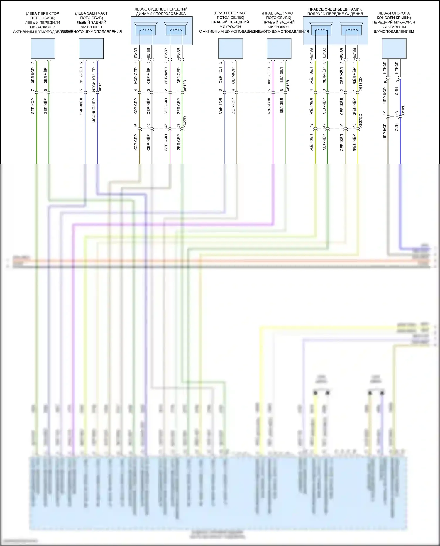 Lyriq Cadillac I (2022-2024): Электросхема навигации (3 из 7) 
