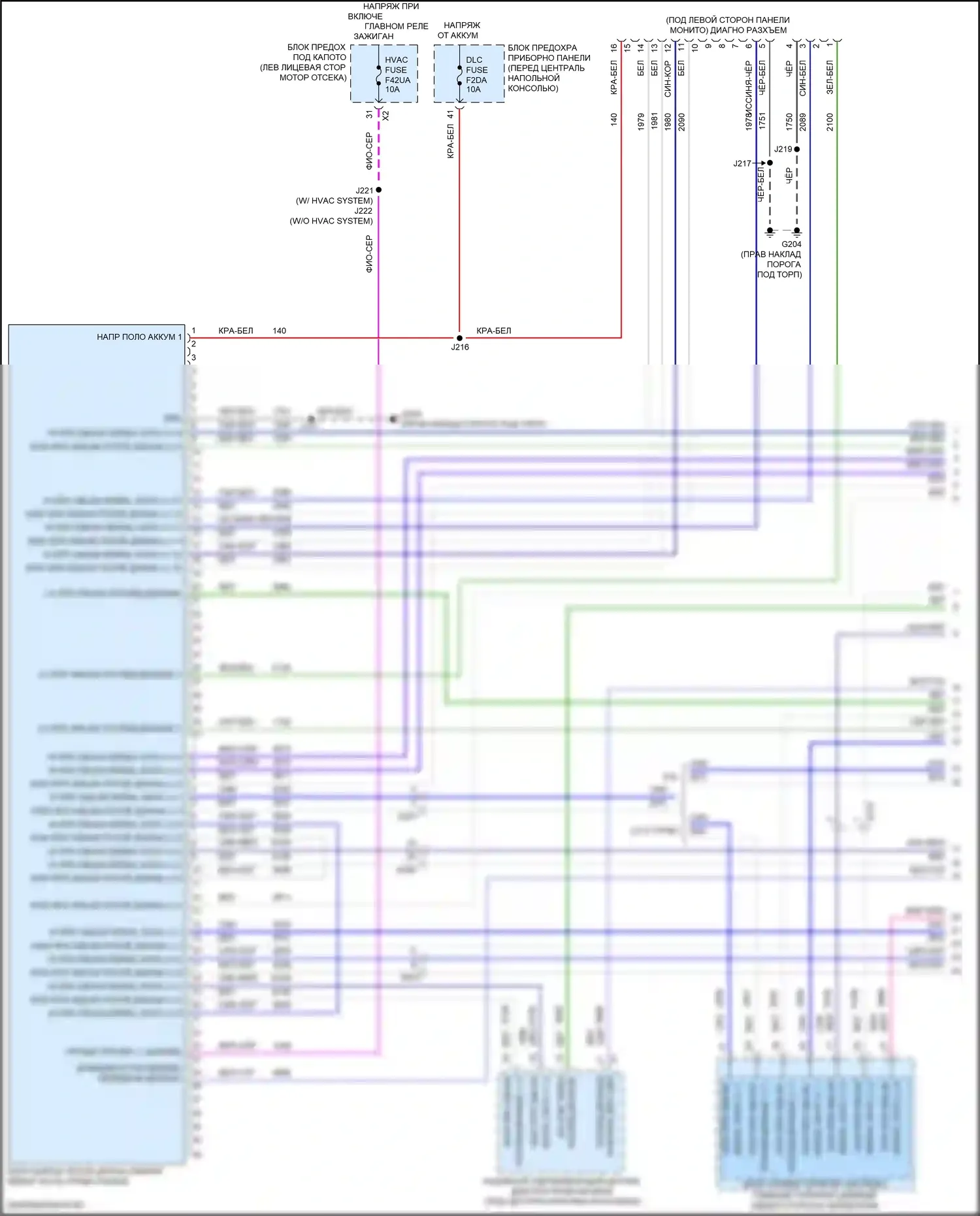 XT5 Cadillac I рестайлинг (2019-2024): Can шина электросхема (1 из 10) 