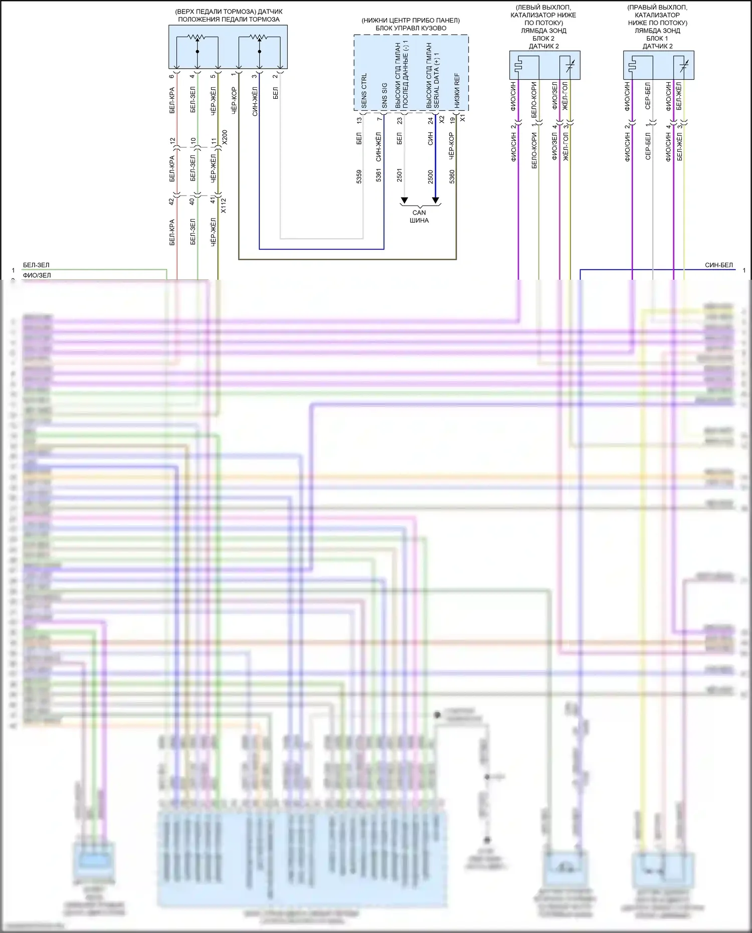 XT5 Cadillac I (2016-2019): Электросхема двигателя 3.6l vin s (6 из 7) 