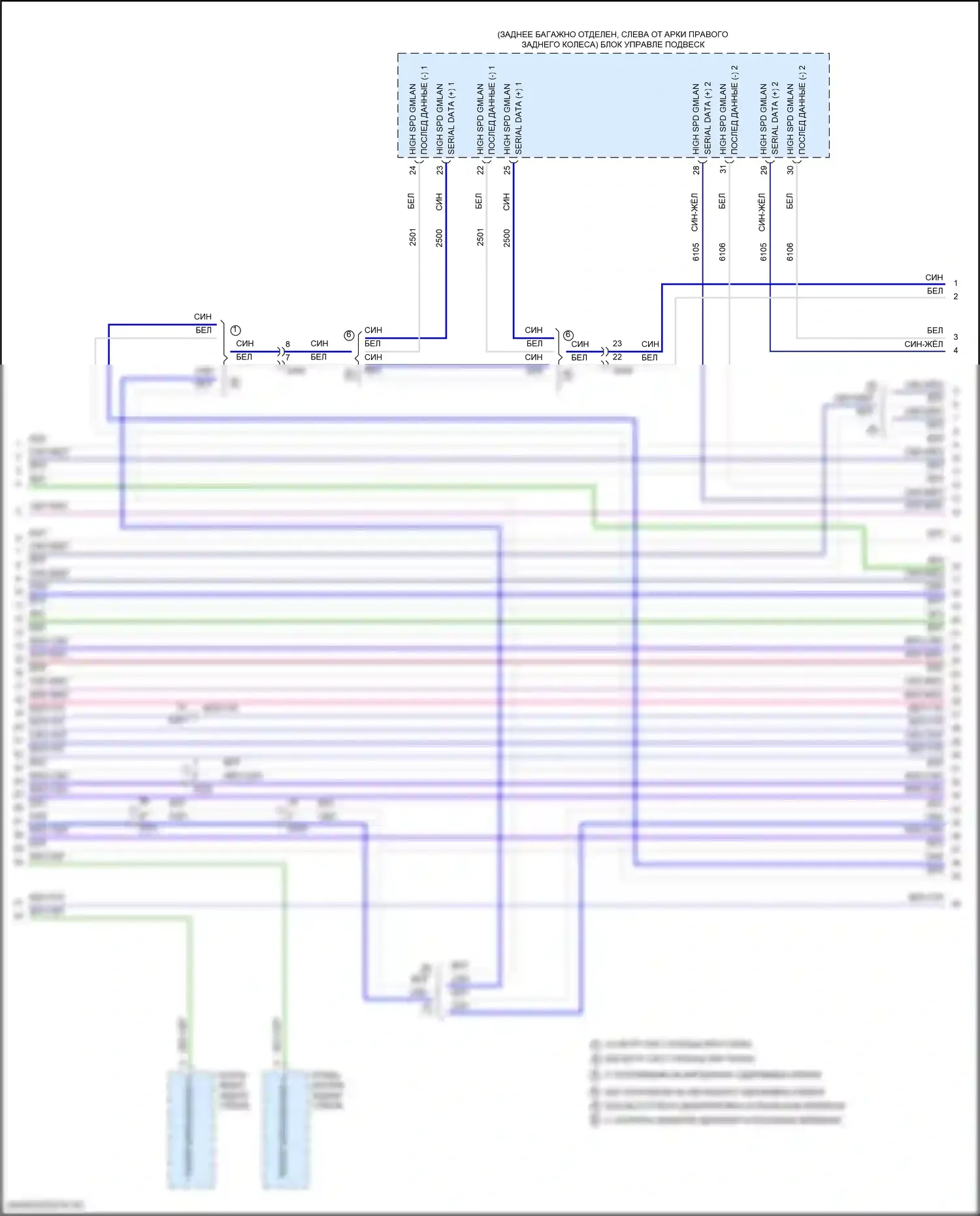 XT6 Cadillac I (2019-2024): Can шина электросхема (6 из 10) 