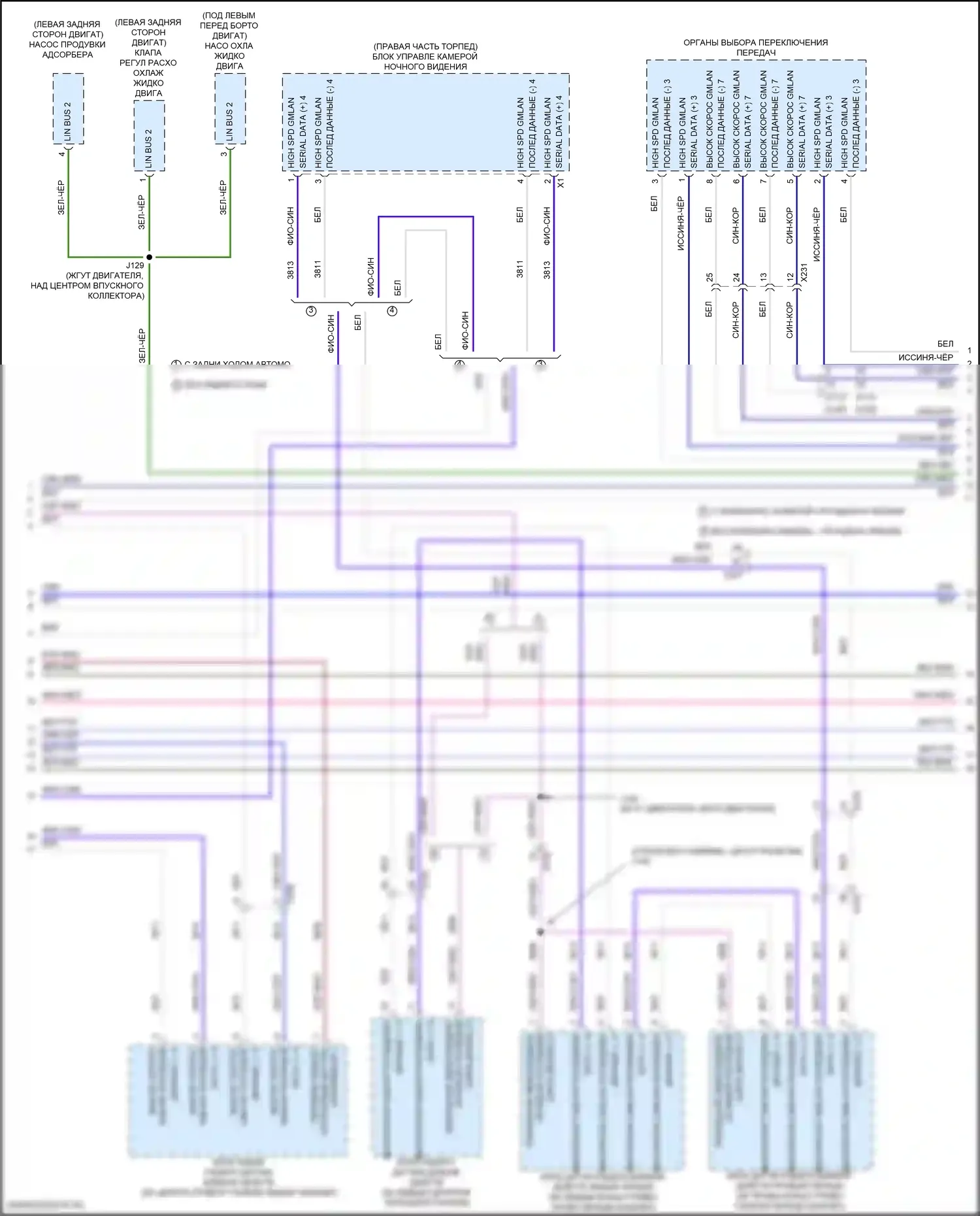 XT6 Cadillac I (2019-2024): Can шина электросхема (9 из 10) 