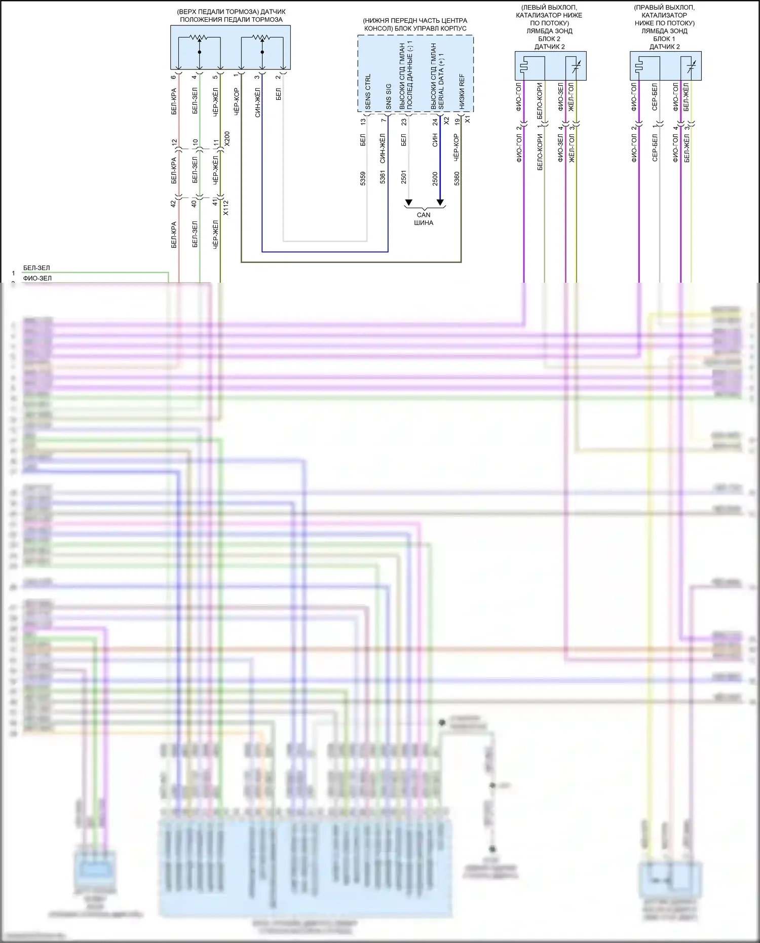 XT6 Cadillac I (2019-2024): Электросхема двигателя 3.6l vin s (7 из 8) 
