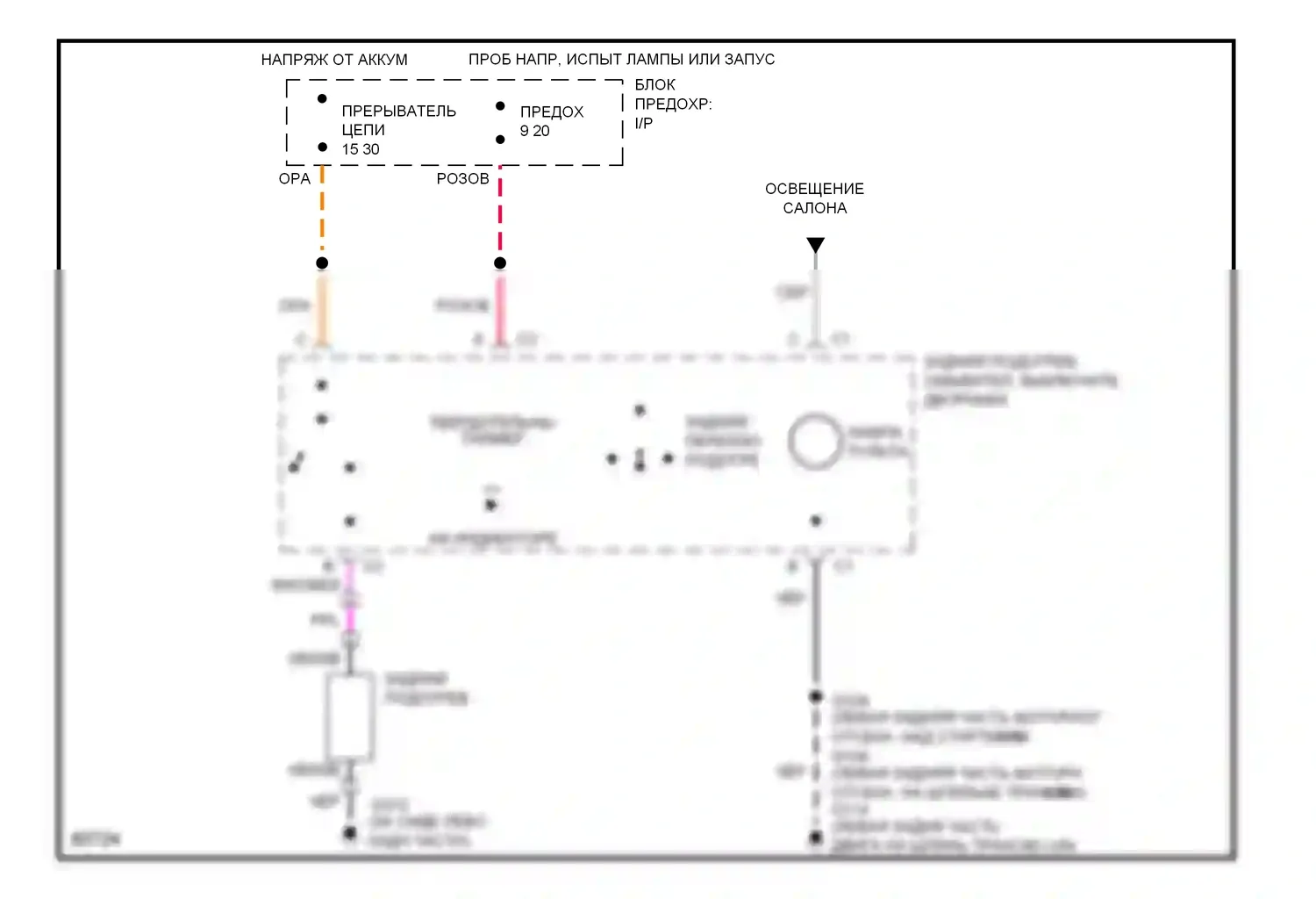 Beretta Chevrolet I (1987-1996): Электросхема подогрева 