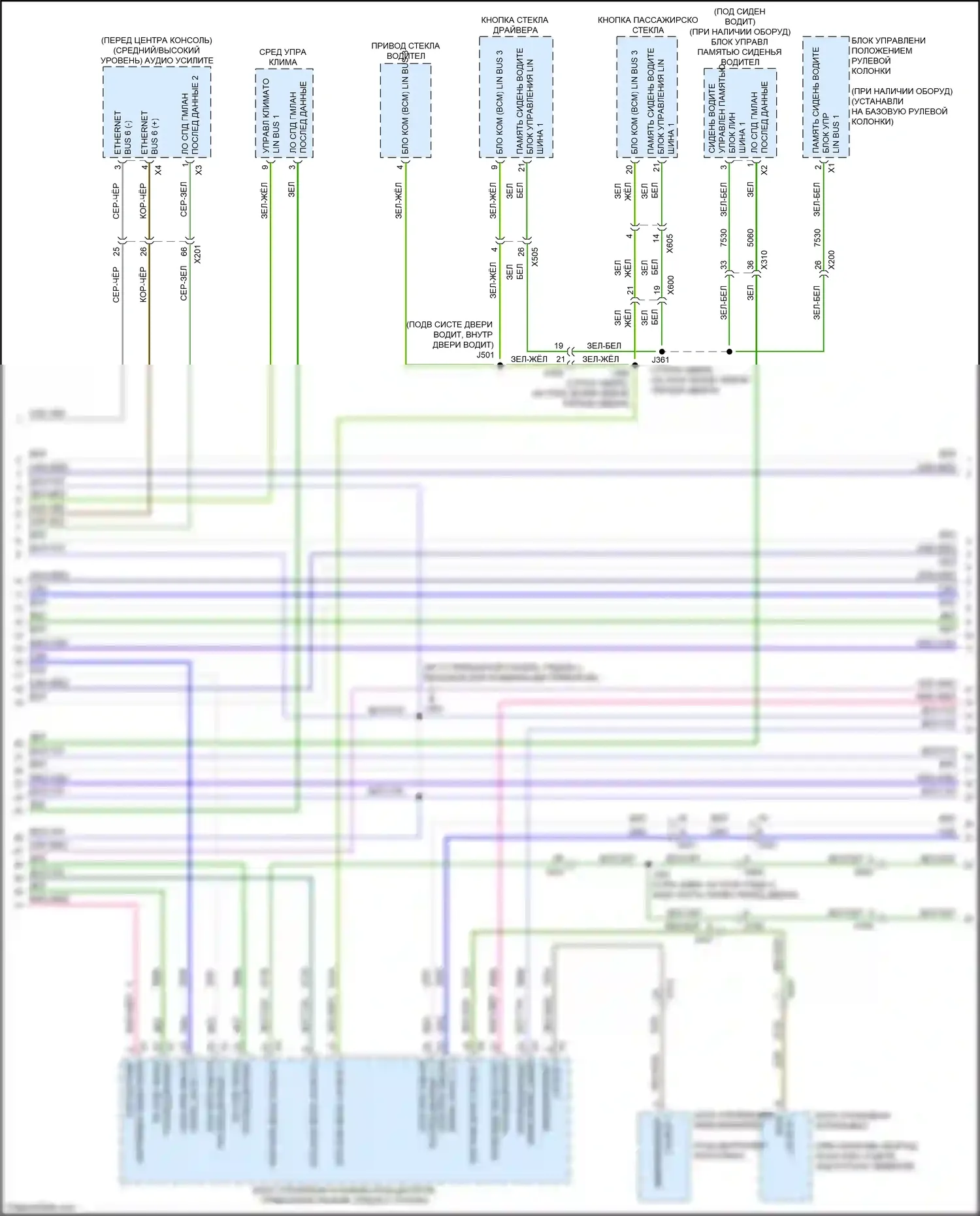 Blazer Chevrolet III рестайлинг (2022-2024): Can шина электросхема (5 из 7) 