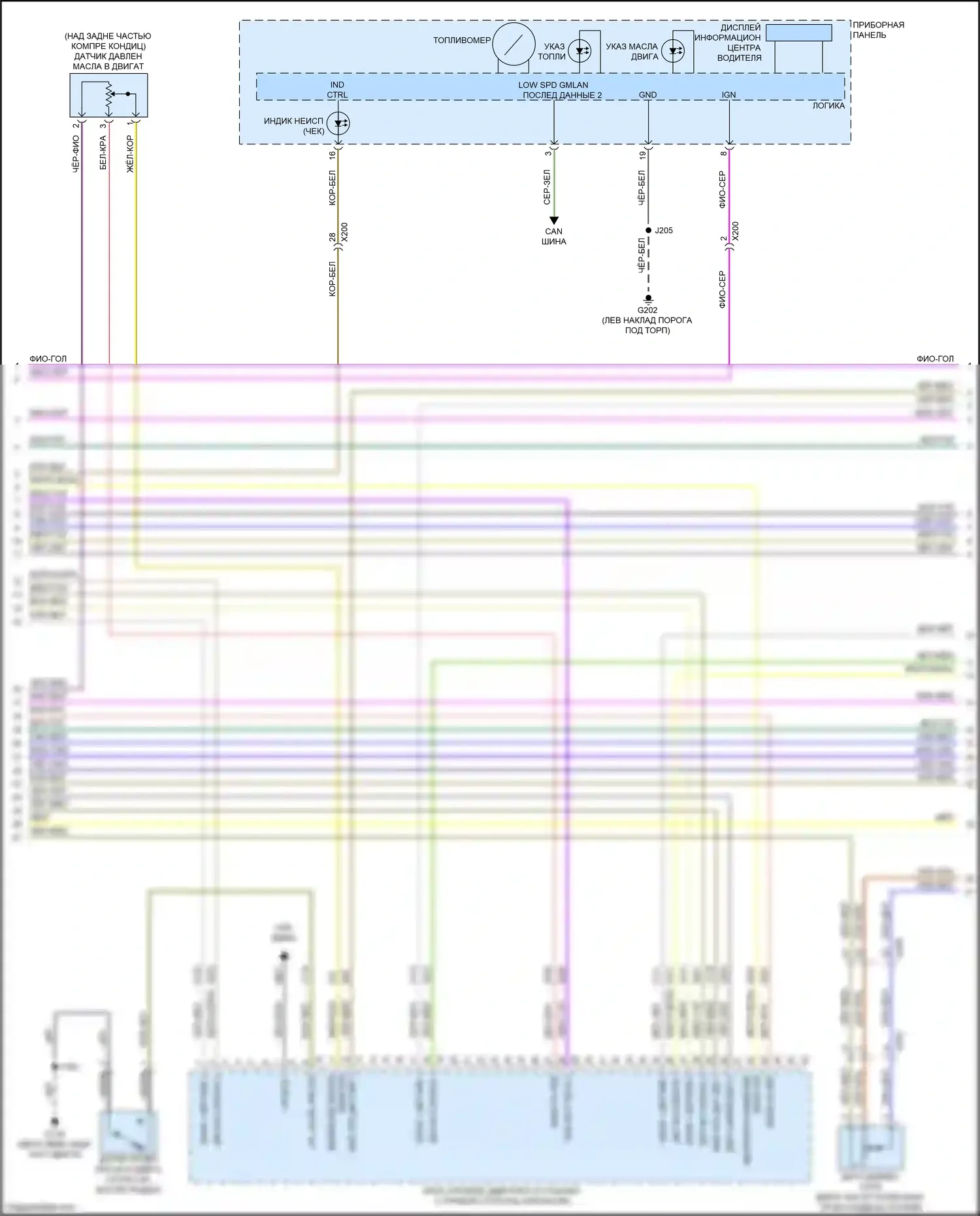 Blazer Chevrolet III рестайлинг (2022-2024): Электросхема двигателя 3.6l vin s (6 из 9) 