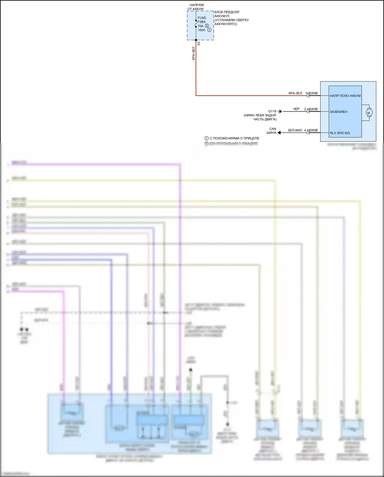 Blazer Chevrolet III рестайлинг (2022-2024): 2,0л vin 4, электросхема климат контроля (6 из 6) 