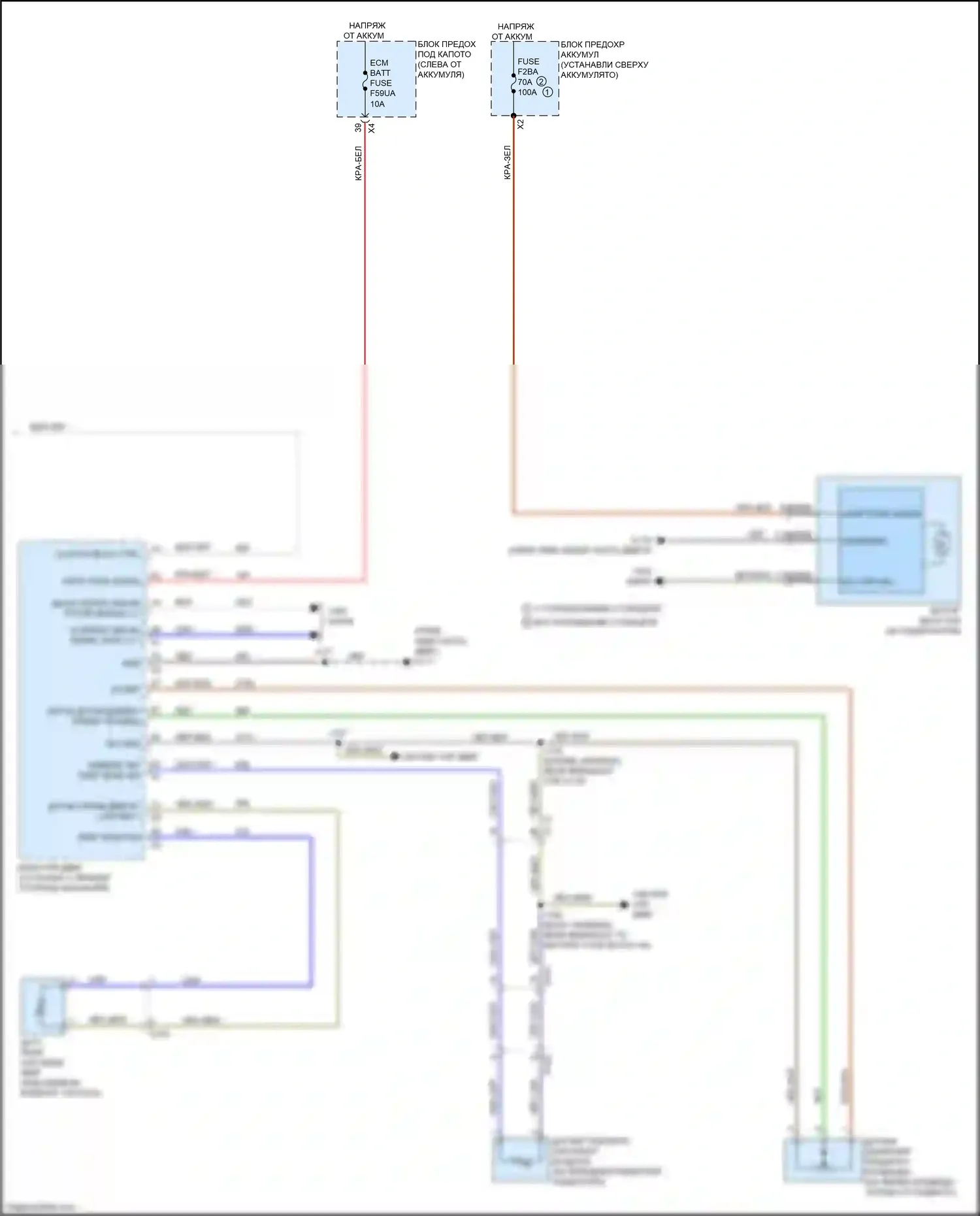 Blazer Chevrolet III рестайлинг (2022-2024): 3,6л vin s, автоматическая электросхема кондиционера (5 из 5) 