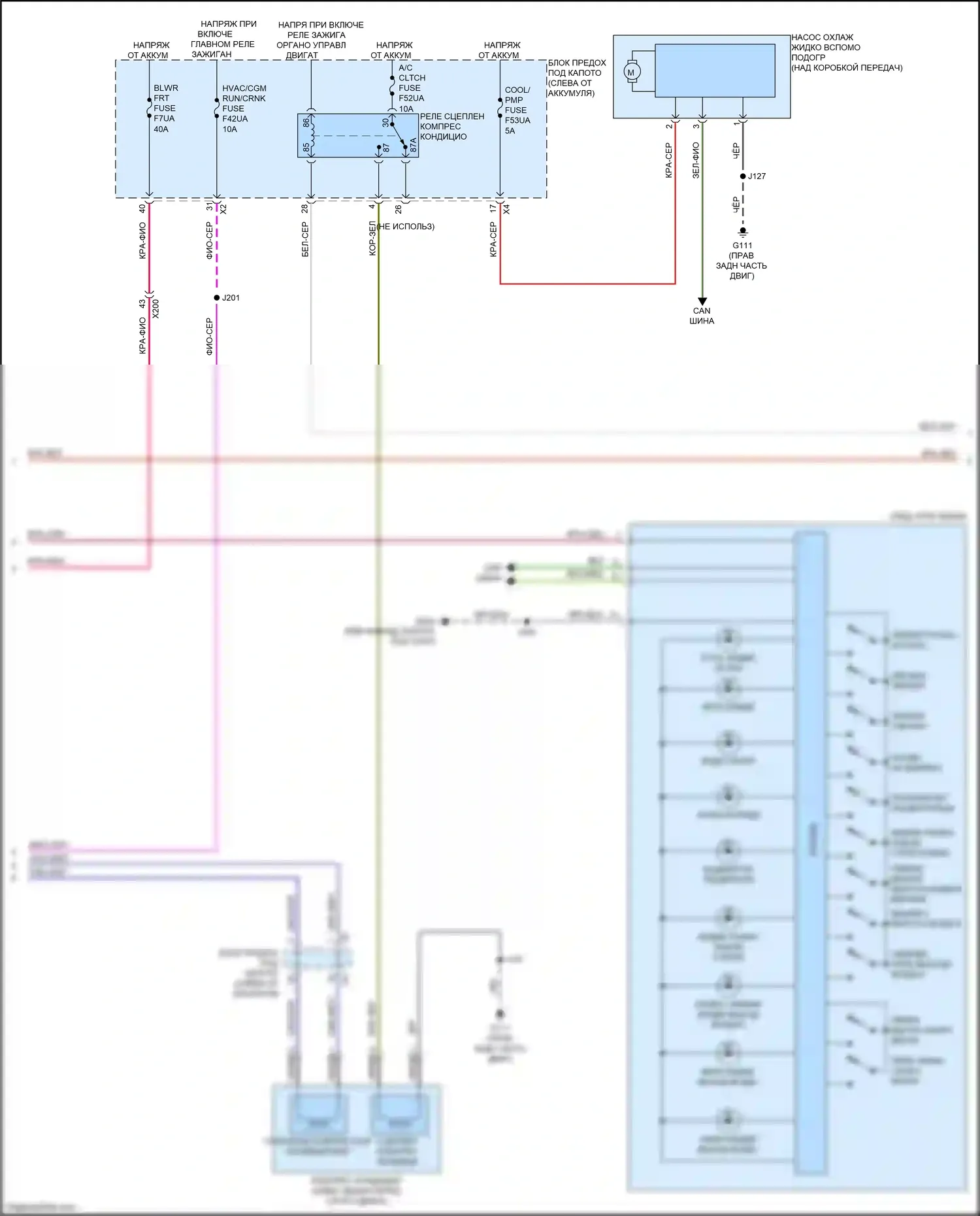 Blazer Chevrolet III рестайлинг (2022-2024): 3,6л vin s, электросхема климат контроля (2 из 5) 
