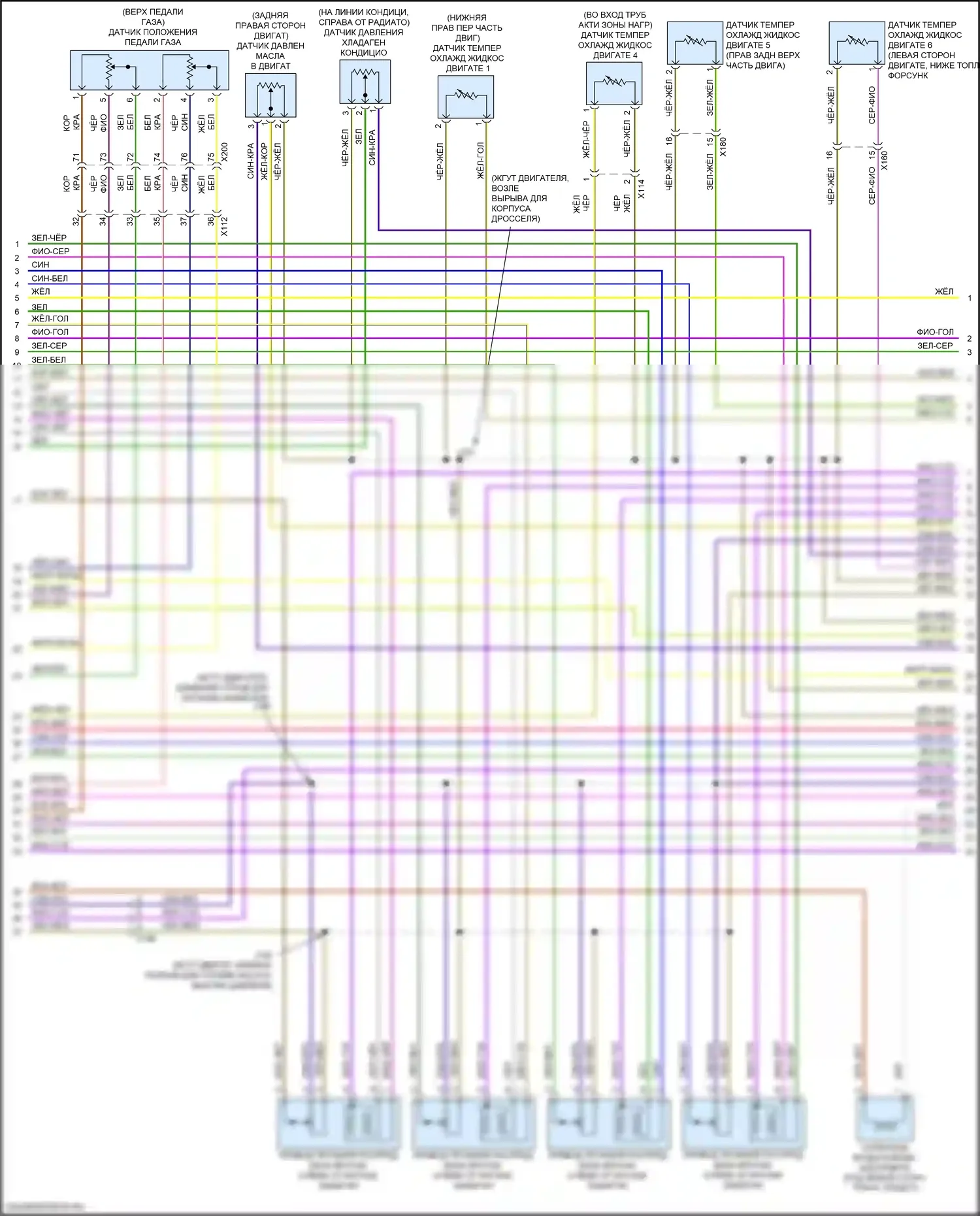 Blazer Chevrolet III (2018-2023): Электросхема двигателя 2.0l vin 4 (2 из 8) 
