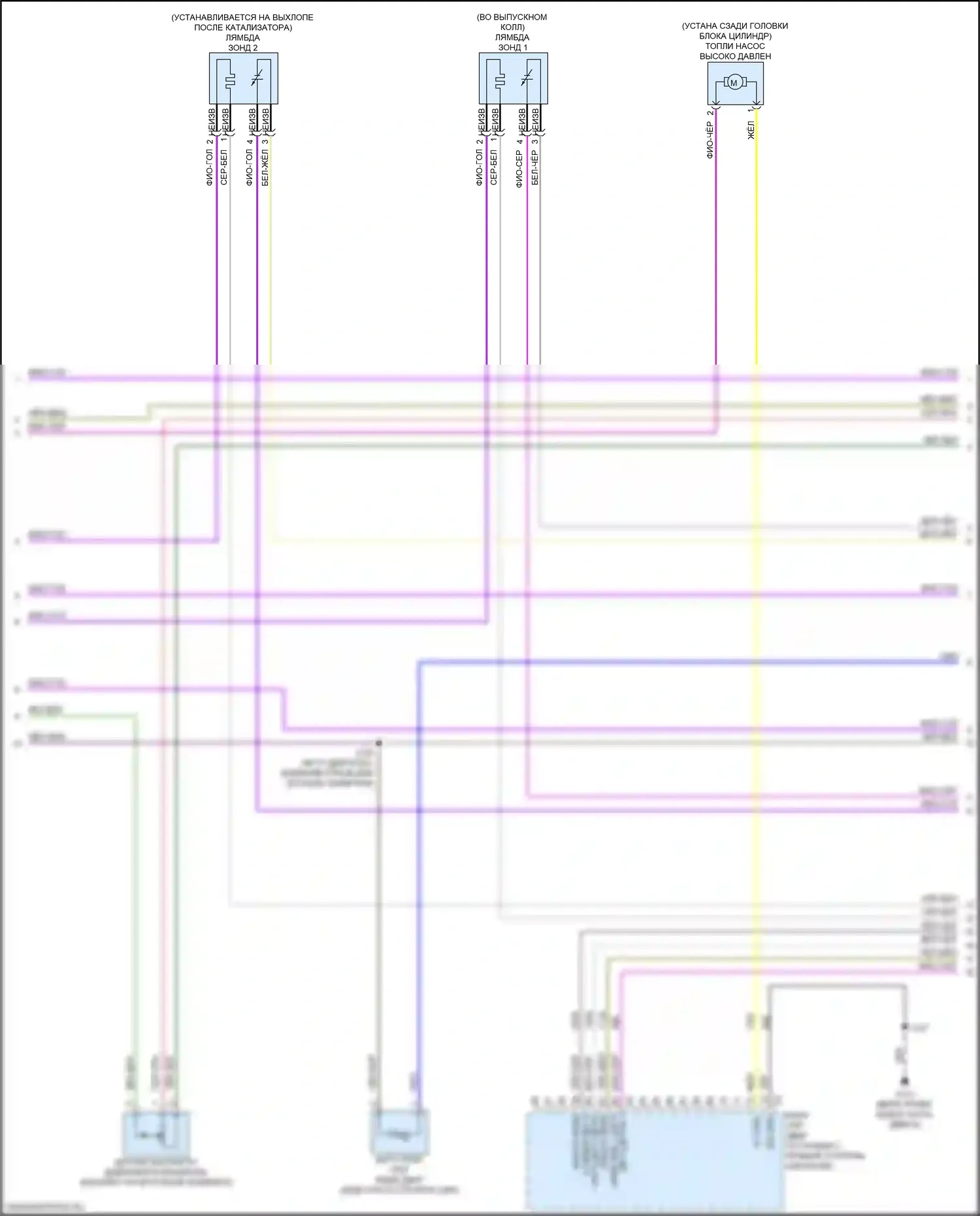 Blazer Chevrolet III (2018-2023): Электросхема двигателя 2.5l vin a (5 из 8) 