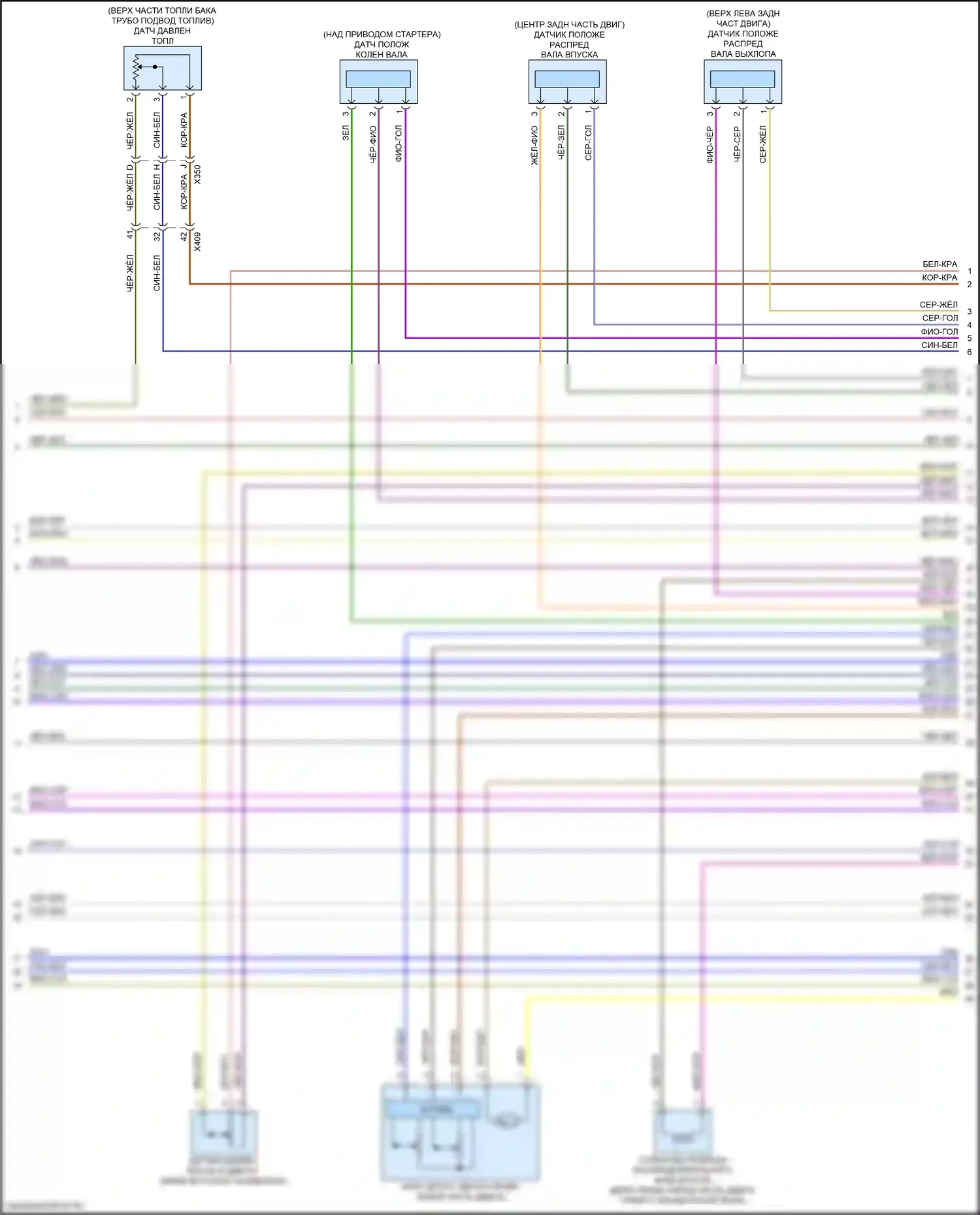 Blazer Chevrolet III (2018-2023): Электросхема двигателя 2.5l vin a (7 из 8) 