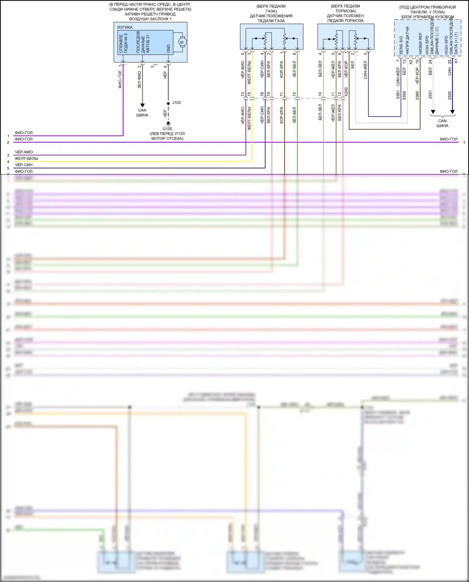 Blazer Chevrolet III (2018-2023): Электросхема двигателя 3.6l vin s (2 из 9) 