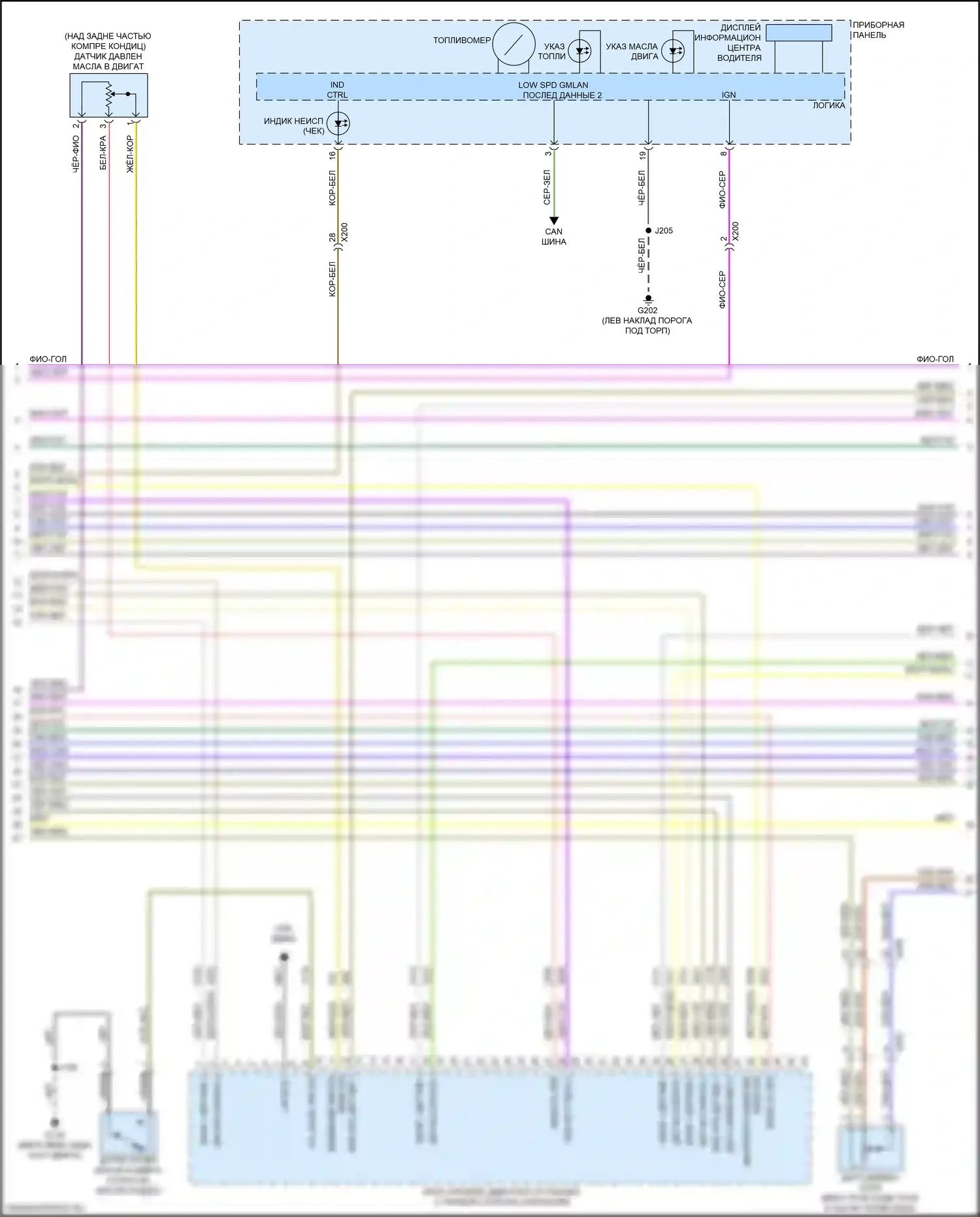 Blazer Chevrolet III (2018-2023): Электросхема двигателя 3.6l vin s (6 из 9) 